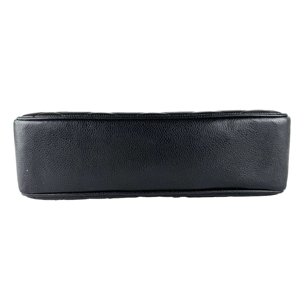 Chanel Black Grained Calfskin Shoulder Bag (Pre-Owned)