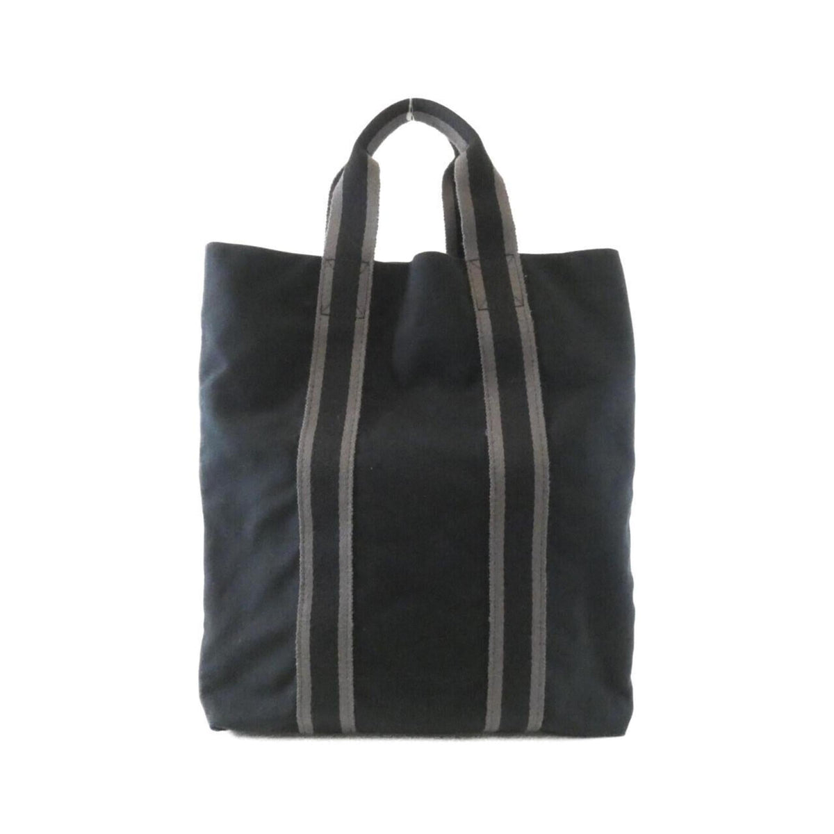 Hermes Fourre Tout Black Canvas Handbag (Pre-Owned)