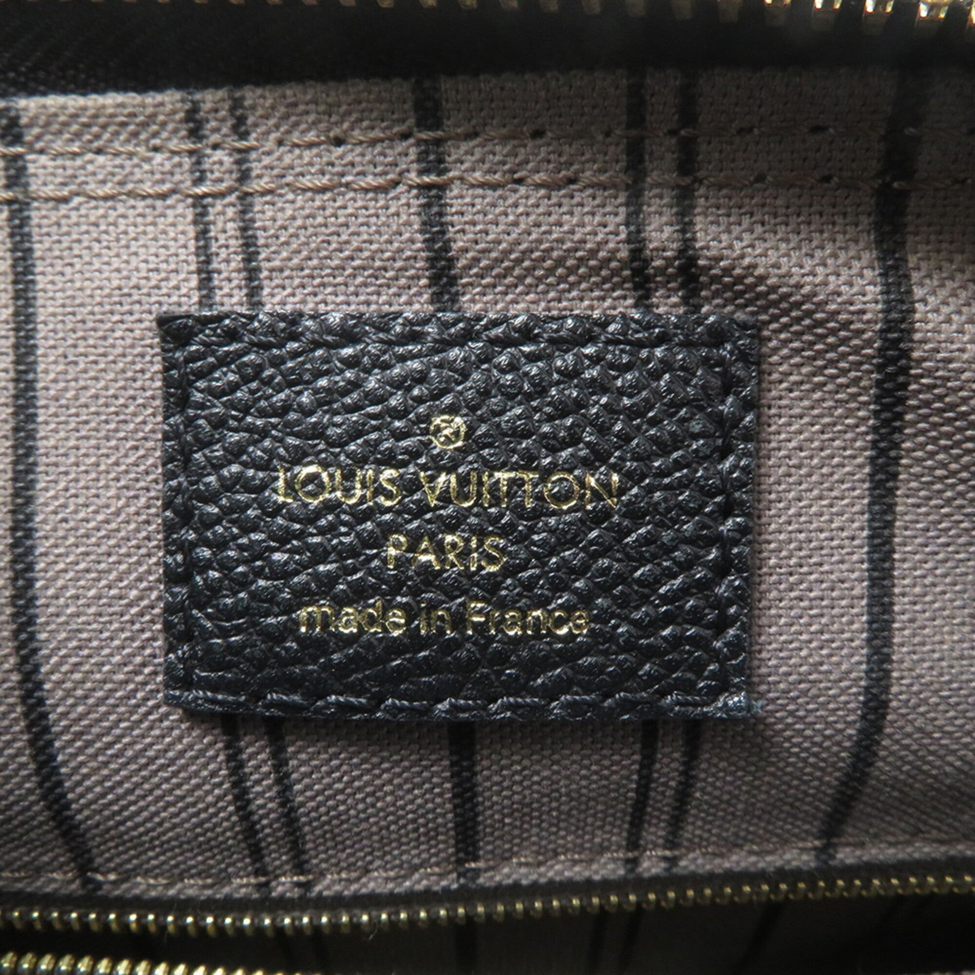 Louis Vuitton Noir Monogram Empreinte Handbag (Pre-Owned)