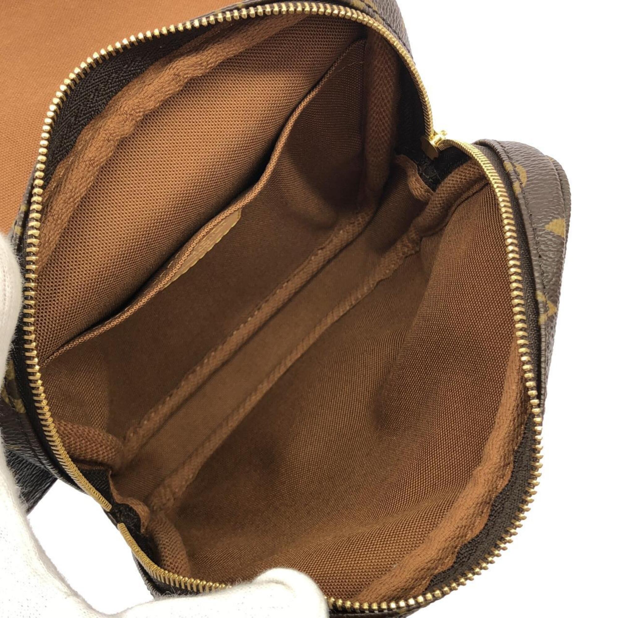 Louis Vuitton Marron Monogram Coated Canvas Shoulder Bag (Pre-Owned)