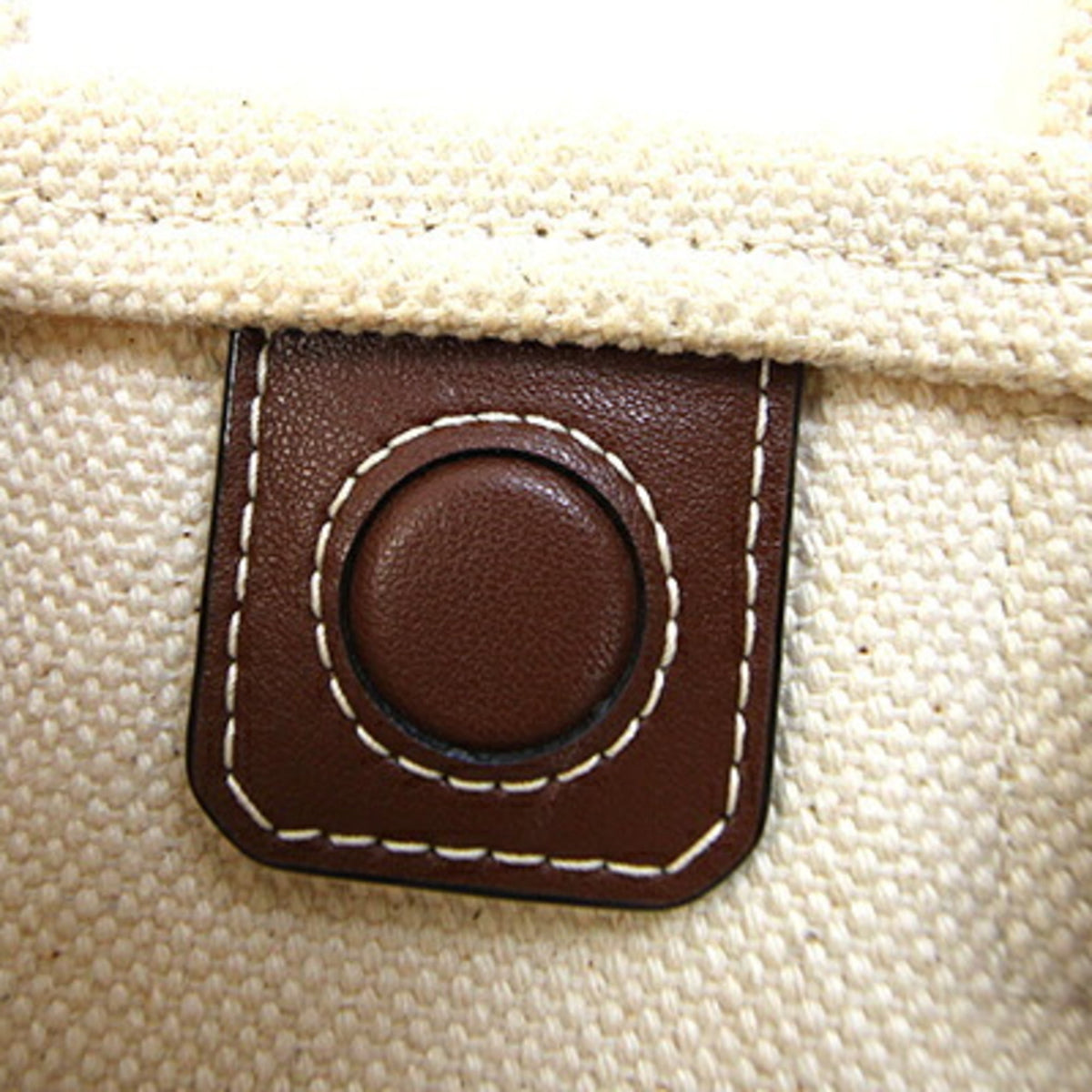 Bally Brown Cotton Canvas Leather Handbag Pochette (Pre-Owned)