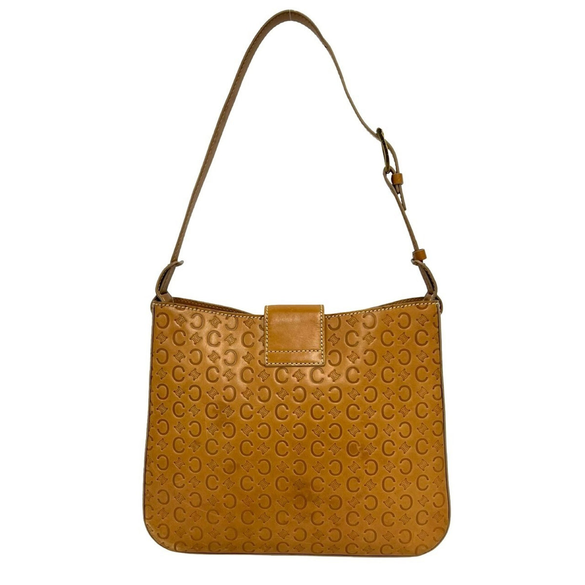 Celine Brown Leather Shoulder Bag (Pre-Owned)