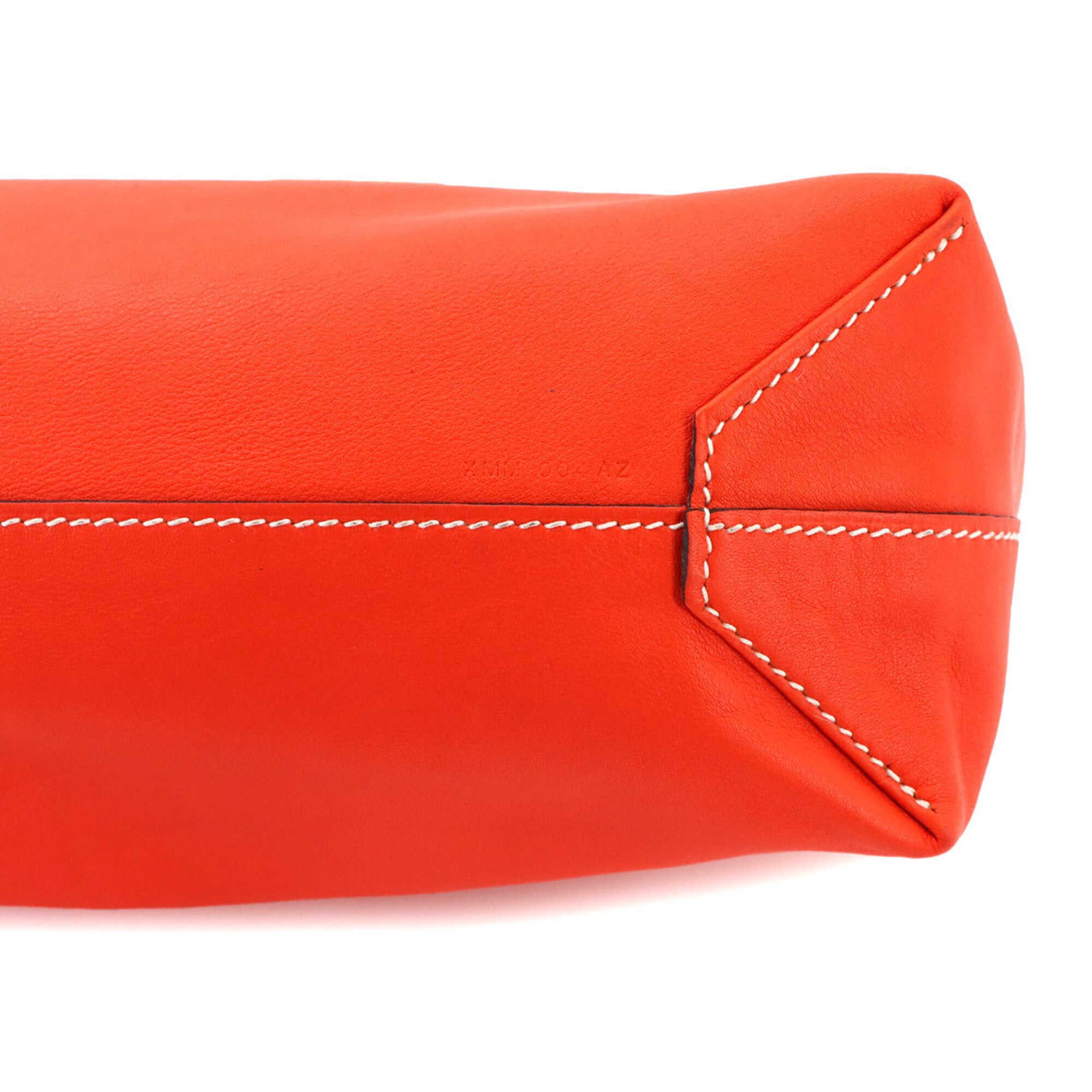 Hermes Black Orange Handbag Tote Bag (Pre-Owned)