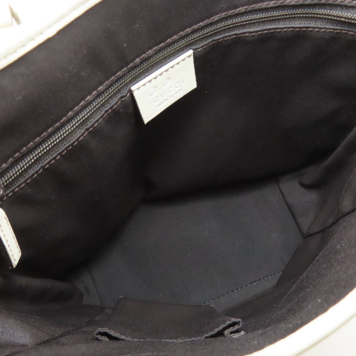 Gucci Brown White Pvc Handbag (Pre-Owned)