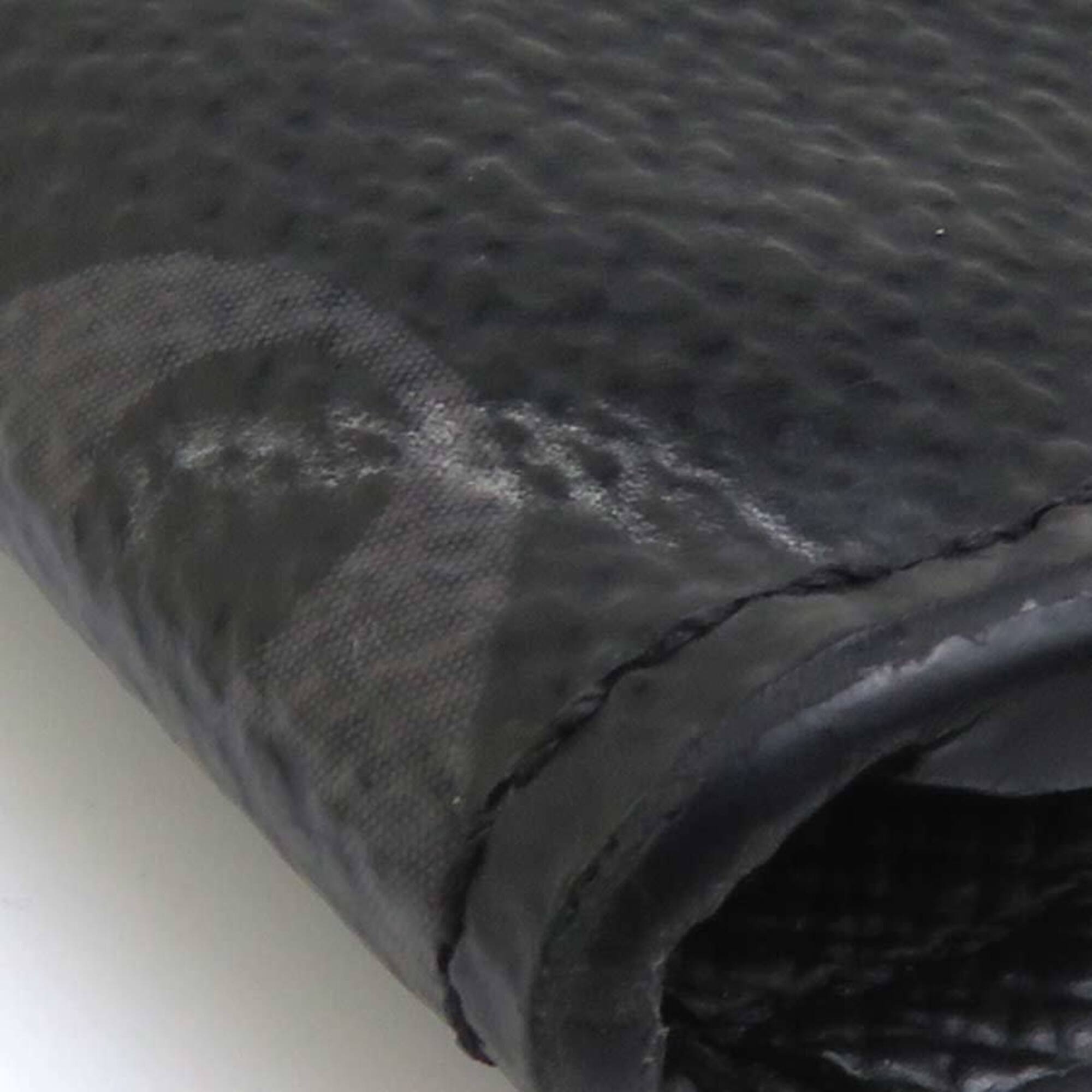 Louis Vuitton Black Gray Monogram Eclipse Monogram Eclipse Coin Purse/Coin Case (Pre-Owned)