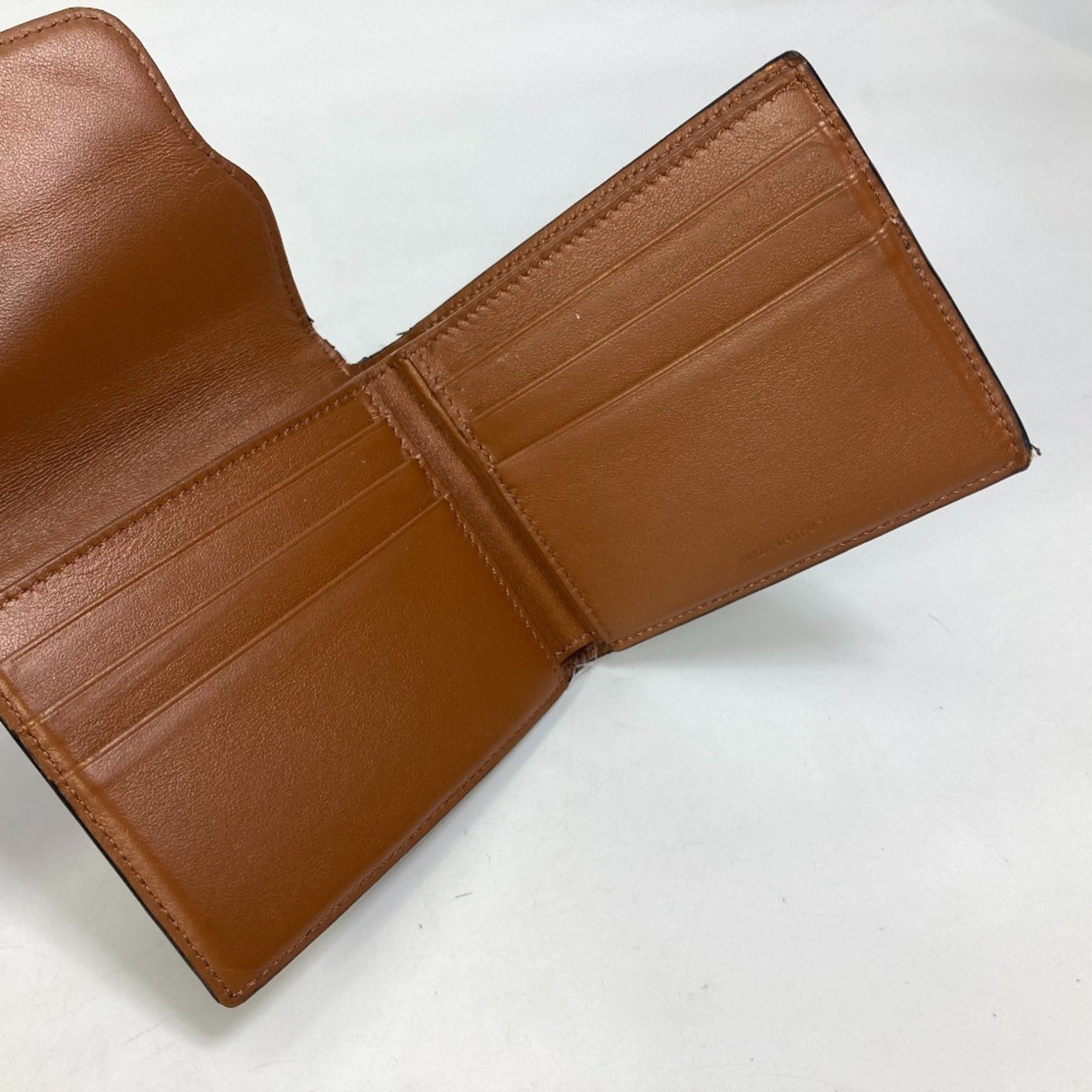 Celine Brown Dark Brown Leather Wallet (Bi-Fold) (Pre-Owned)