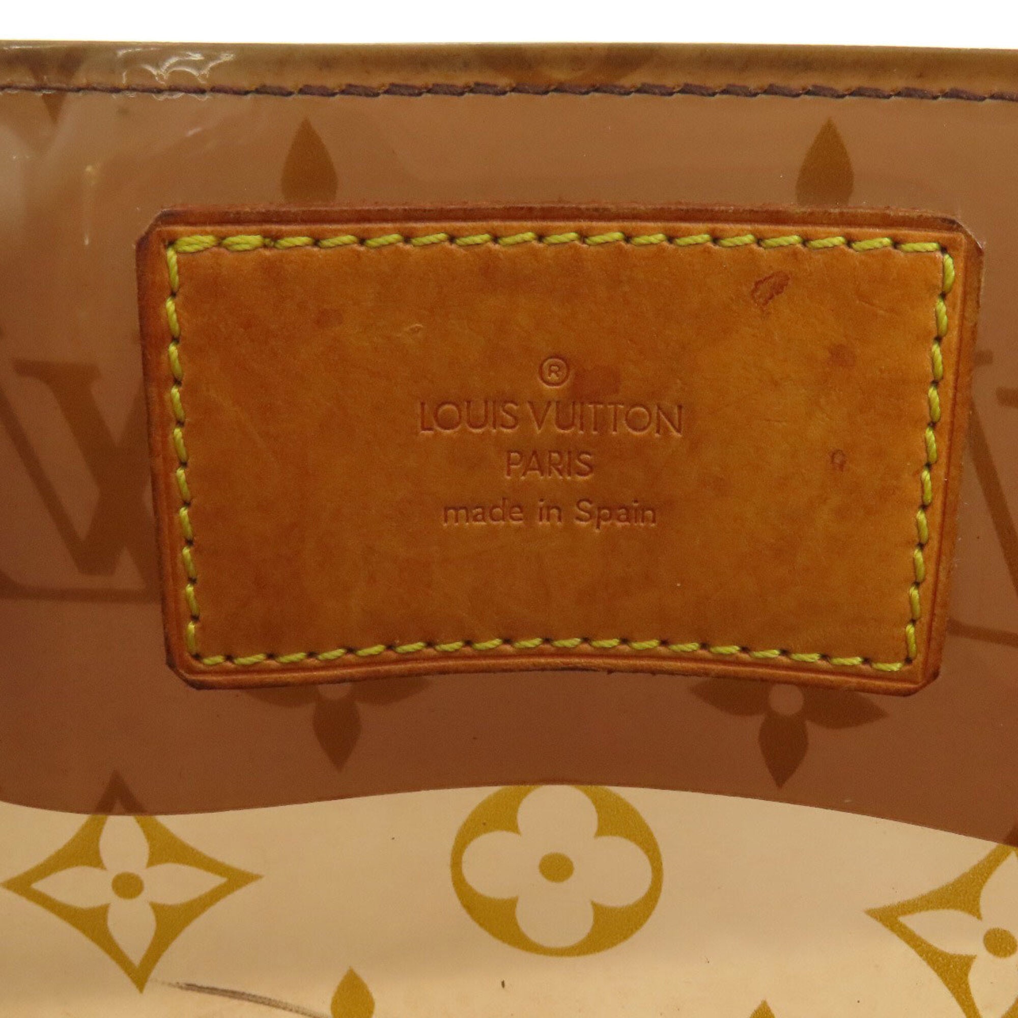 Louis Vuitton Brown Vinyl Tote Bag (Pre-Owned)