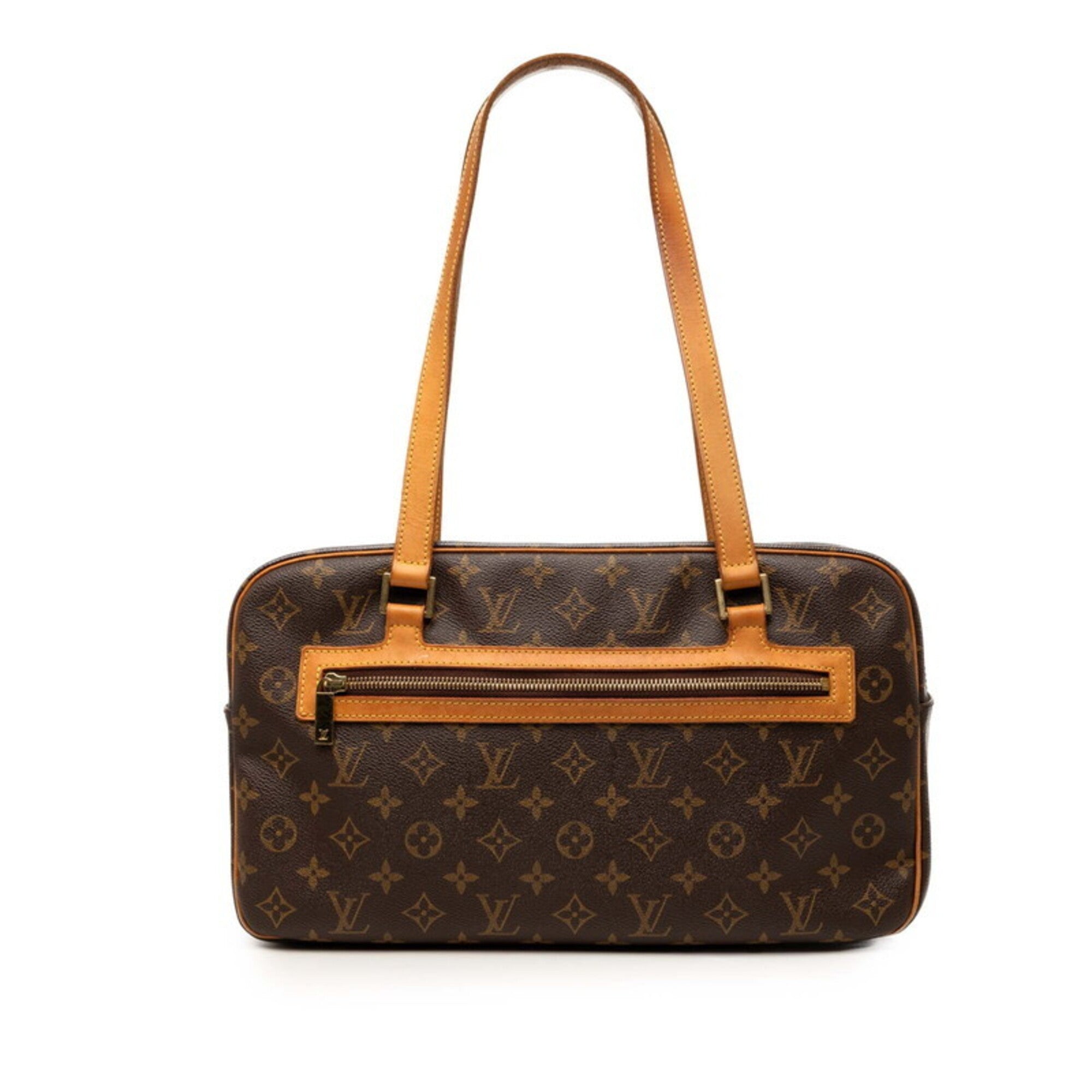 Louis Vuitton Brown Pvc Leather Shoulder Bag Tote Bag (Pre-Owned)