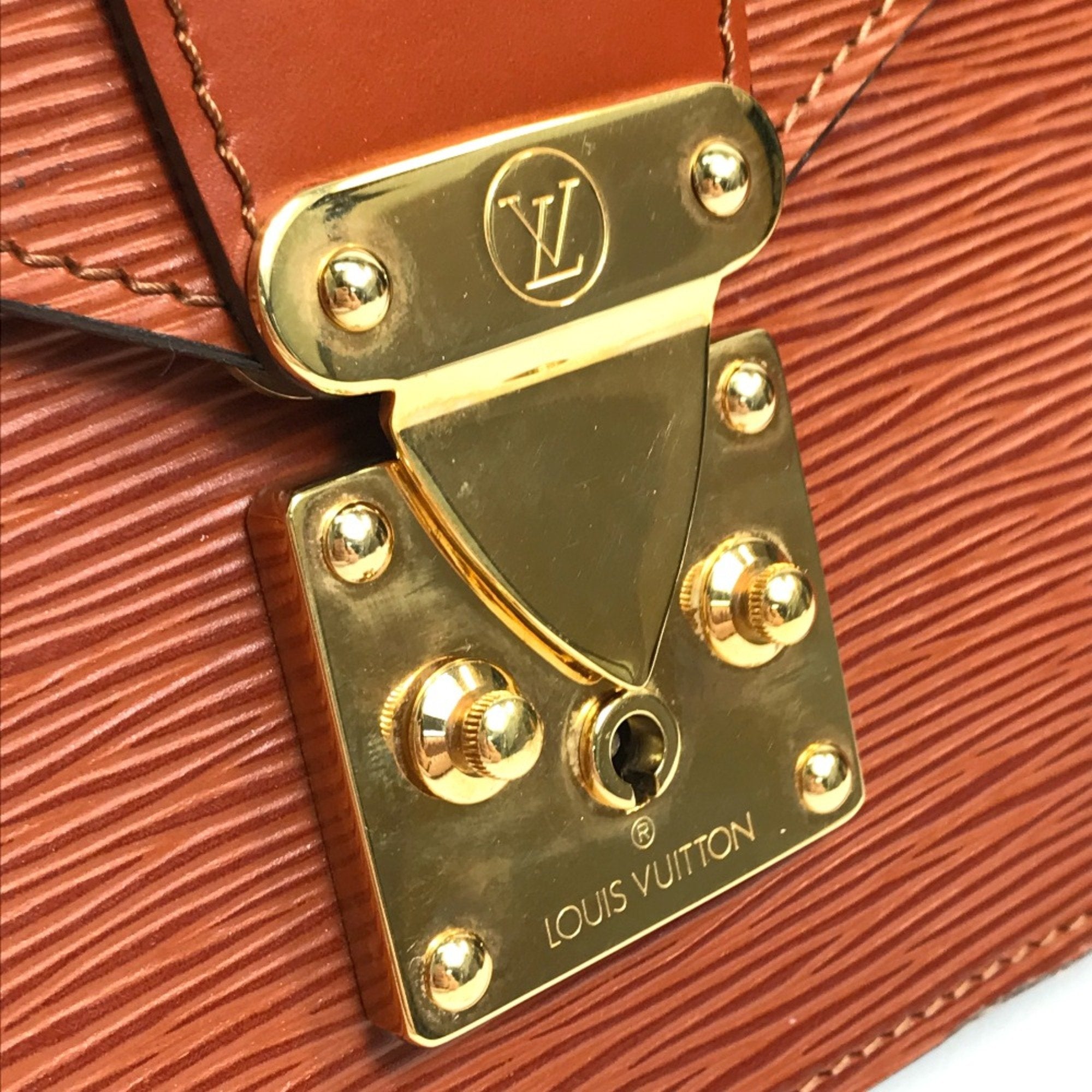 Louis Vuitton Brown Leather Handbag (Pre-Owned)