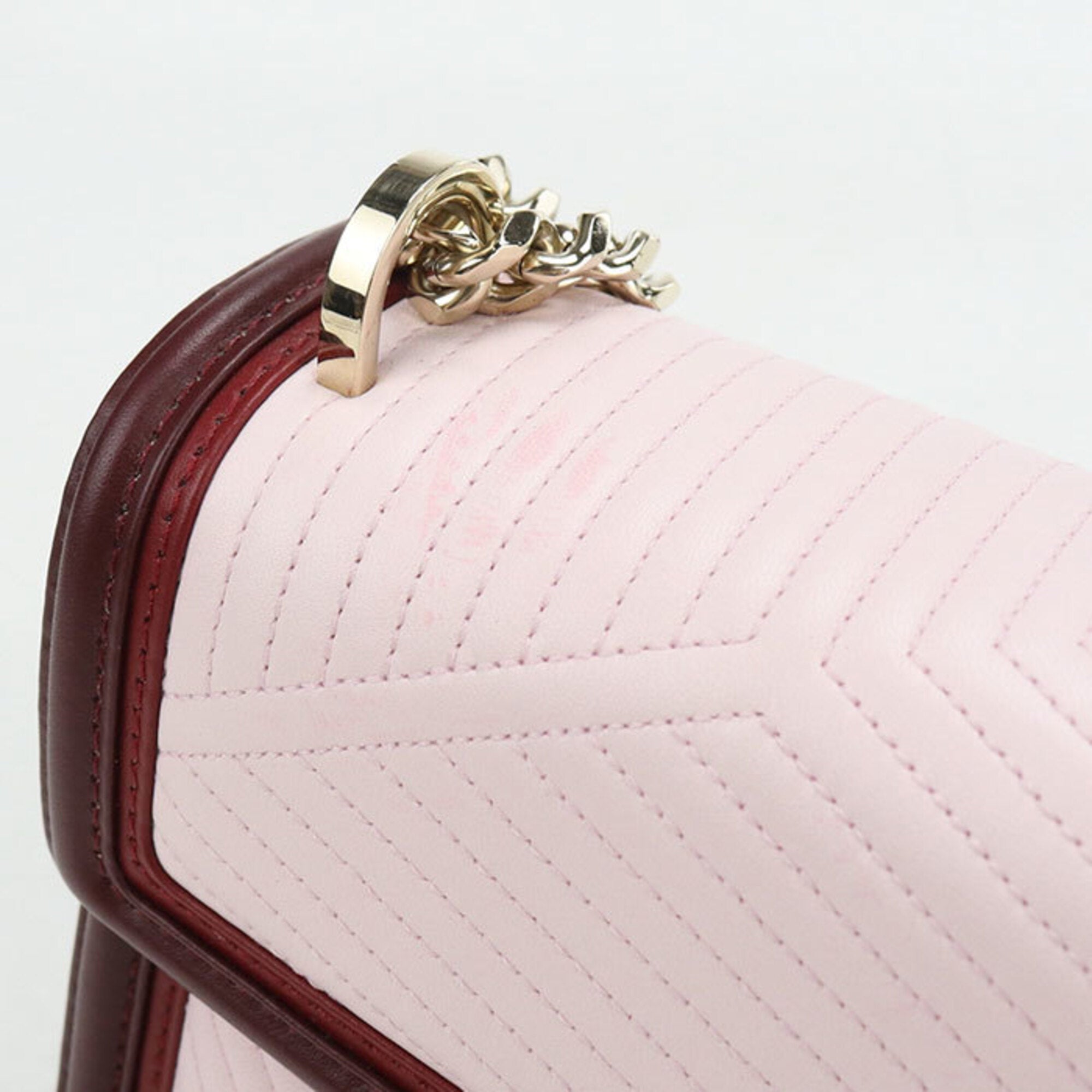 Bvlgari Pink Leather Shoulder Bag (Pre-Owned)