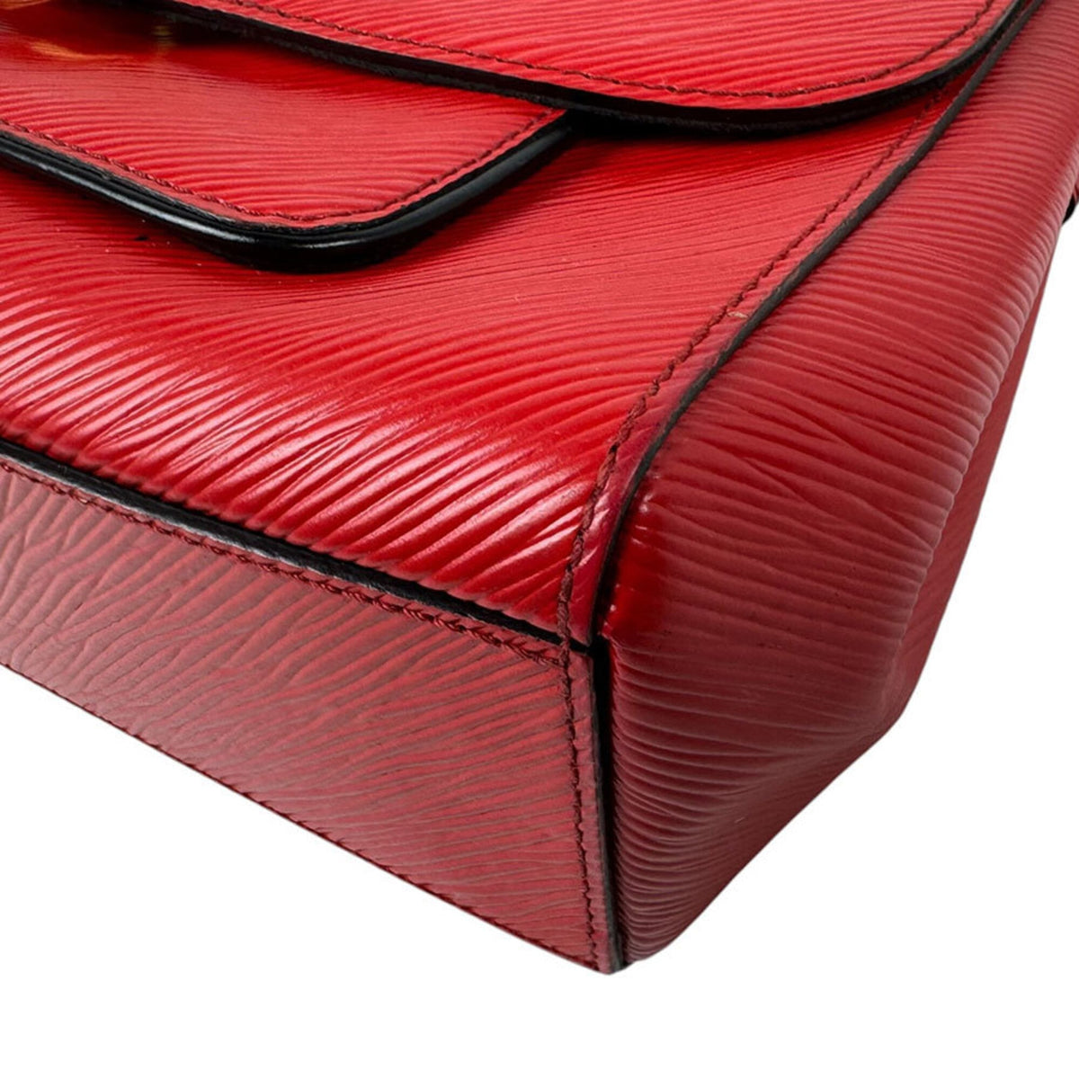 Louis Vuitton Red Color Epi Leather Handbag Shoulder Bag (Pre-Owned)