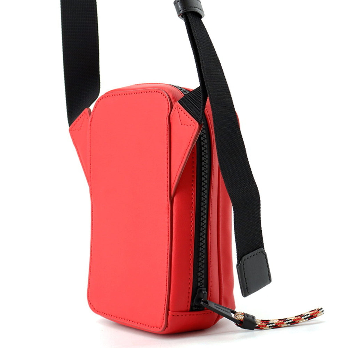 Burberry Black Red Color White Pvc Crossbody Bag Handbag Shoulder Bag (Pre-Owned)