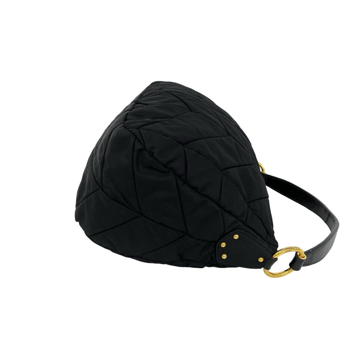 Prada Black Nylon Handbag Shoulder Bag (Pre-Owned)