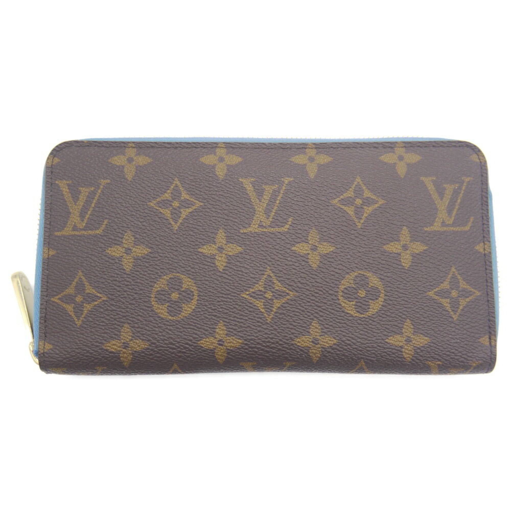 Louis Vuitton Blue Blue Jean Monogram Monogram Canvas Long Wallet (Bi-Fold) (Pre-Owned)