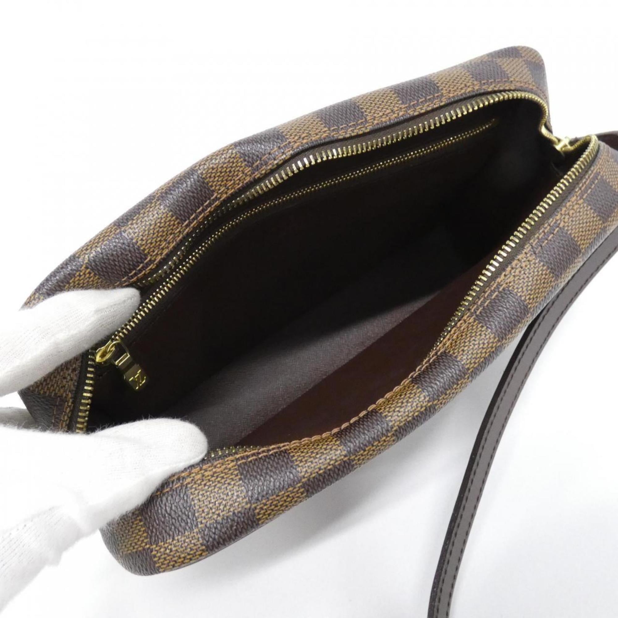 Louis Vuitton Brown Coated Canvas Shoulder Bag (Pre-Owned)