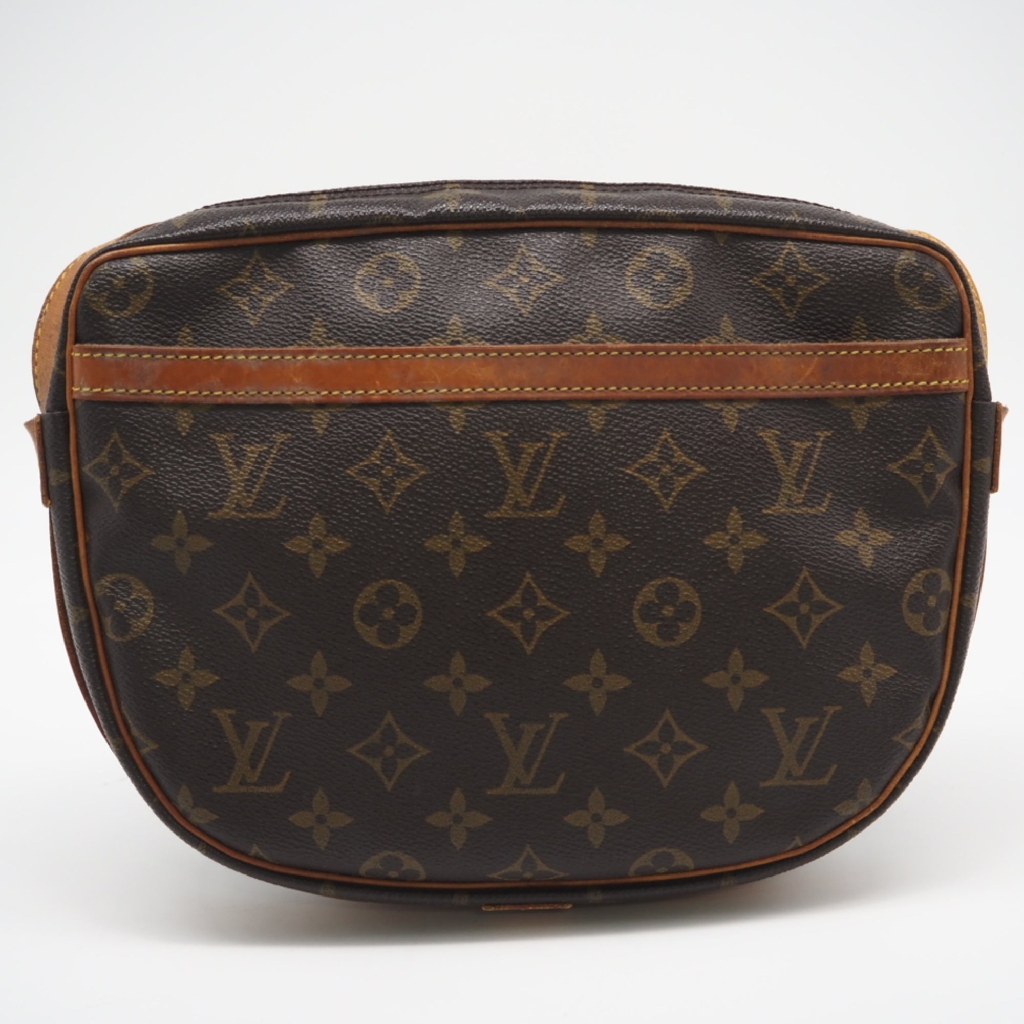 Louis Vuitton Brown Coated Canvas Leather Shoulder Bag (Pre-Owned)