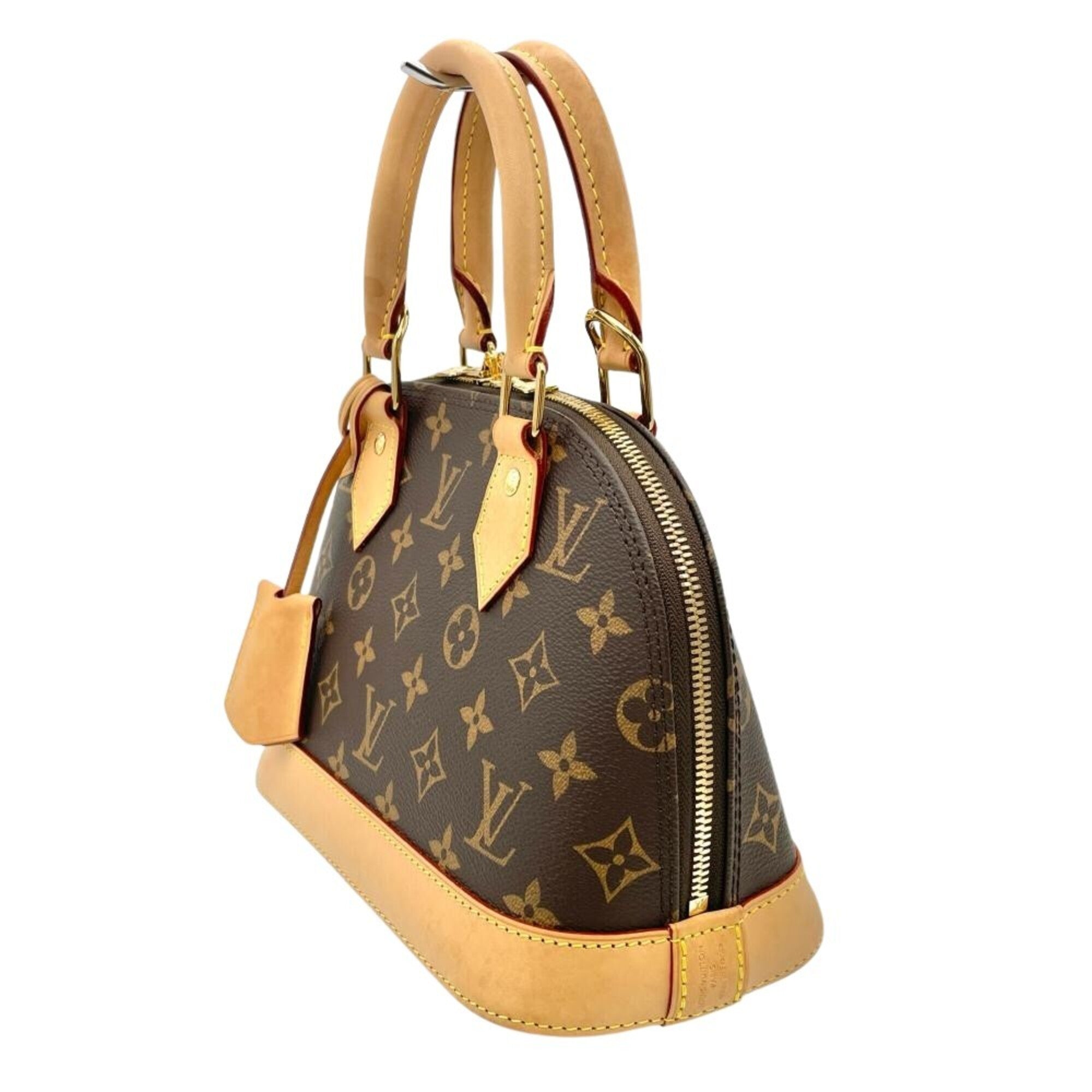 Louis Vuitton Brown Monogram Canvas Handbag (Pre-Owned)