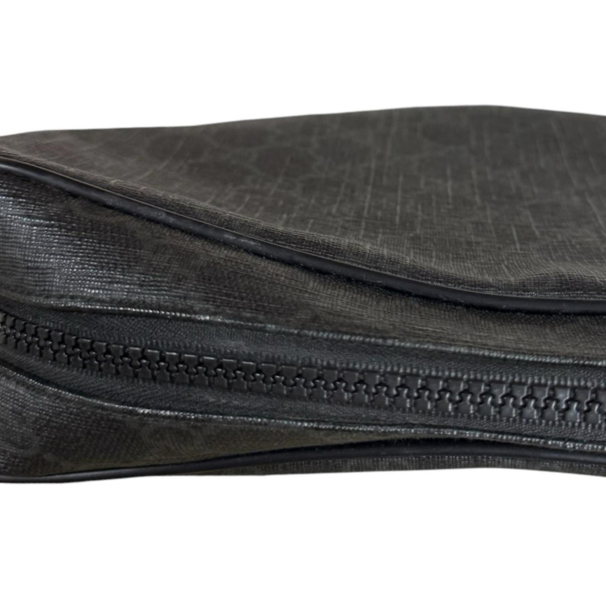 Gucci Gray Gg Supreme Shoulder Bag (Pre-Owned)