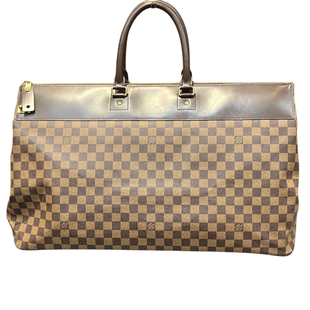 Louis Vuitton Damier Brown Damier Canvas Boston Bag (Pre-Owned)
