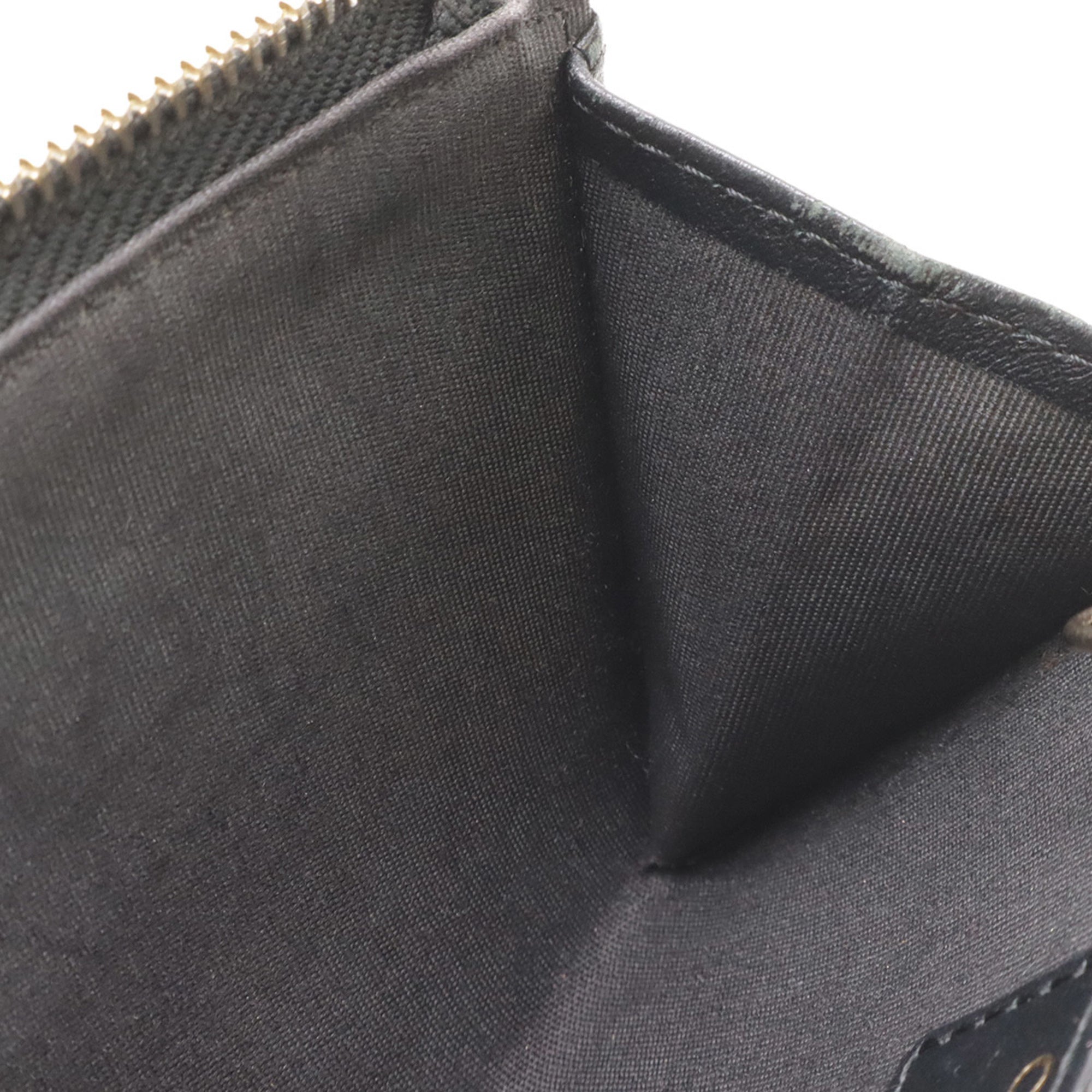 Chanel Black Leather Coin Purse/Coin Case (Pre-Owned)