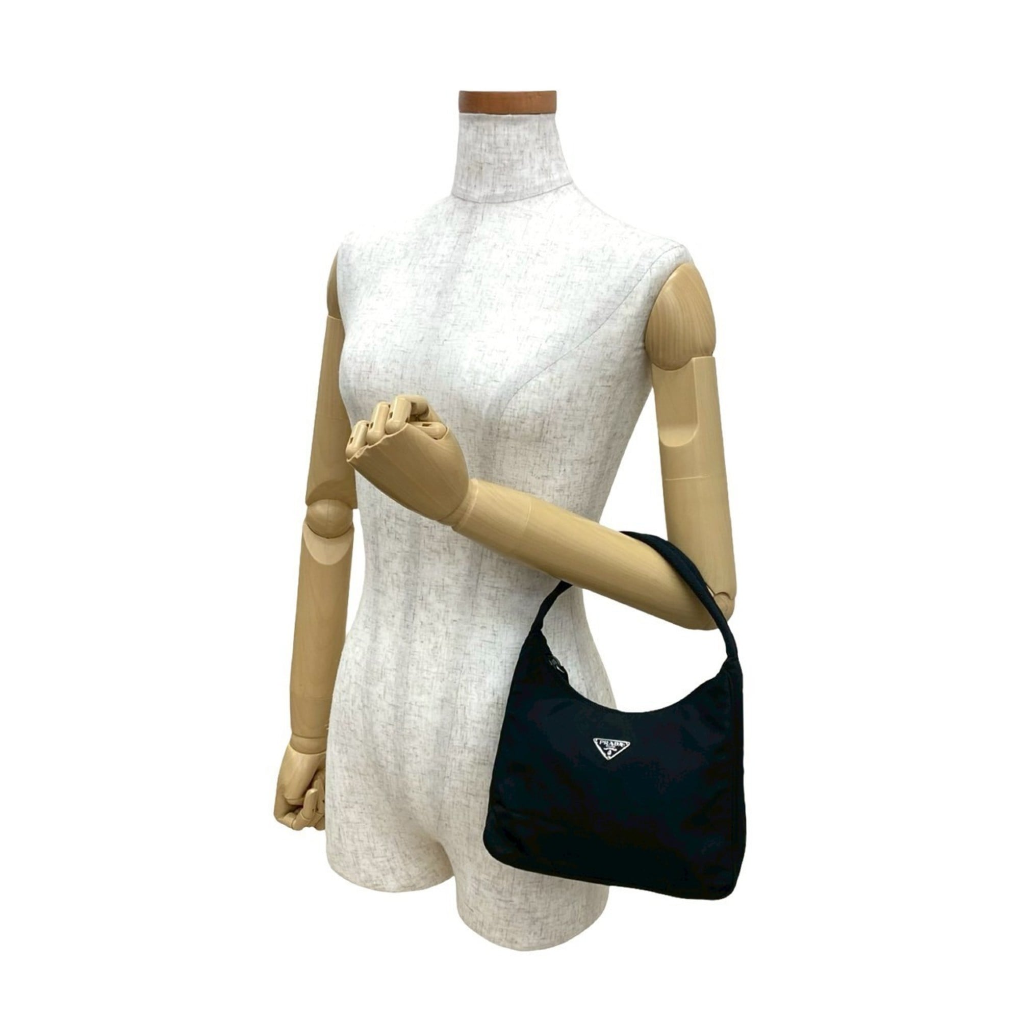 Prada Black Nylon Handbag (Pre-Owned)