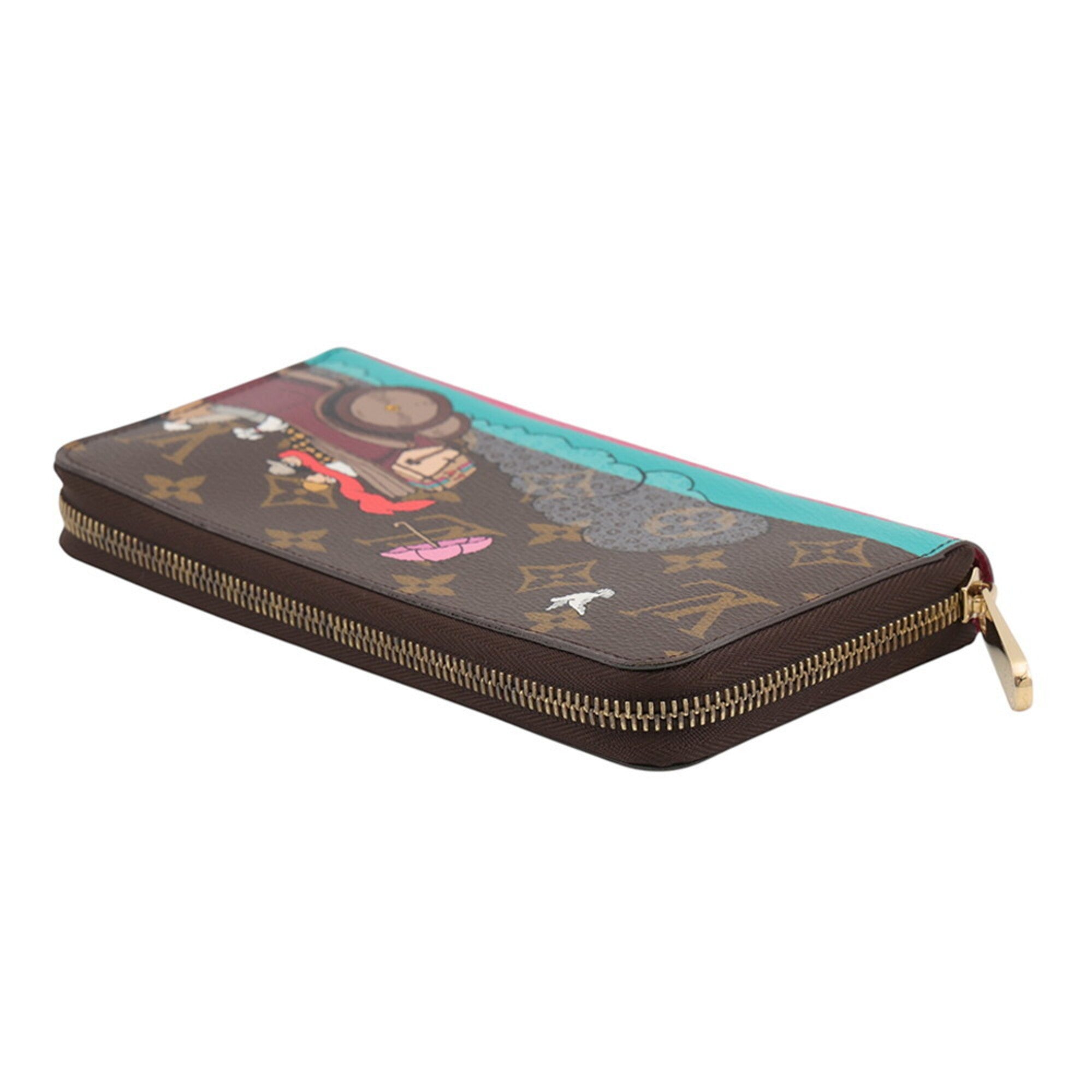 Louis Vuitton Monogram Pink Long Wallet (Bi-Fold) (Pre-Owned)