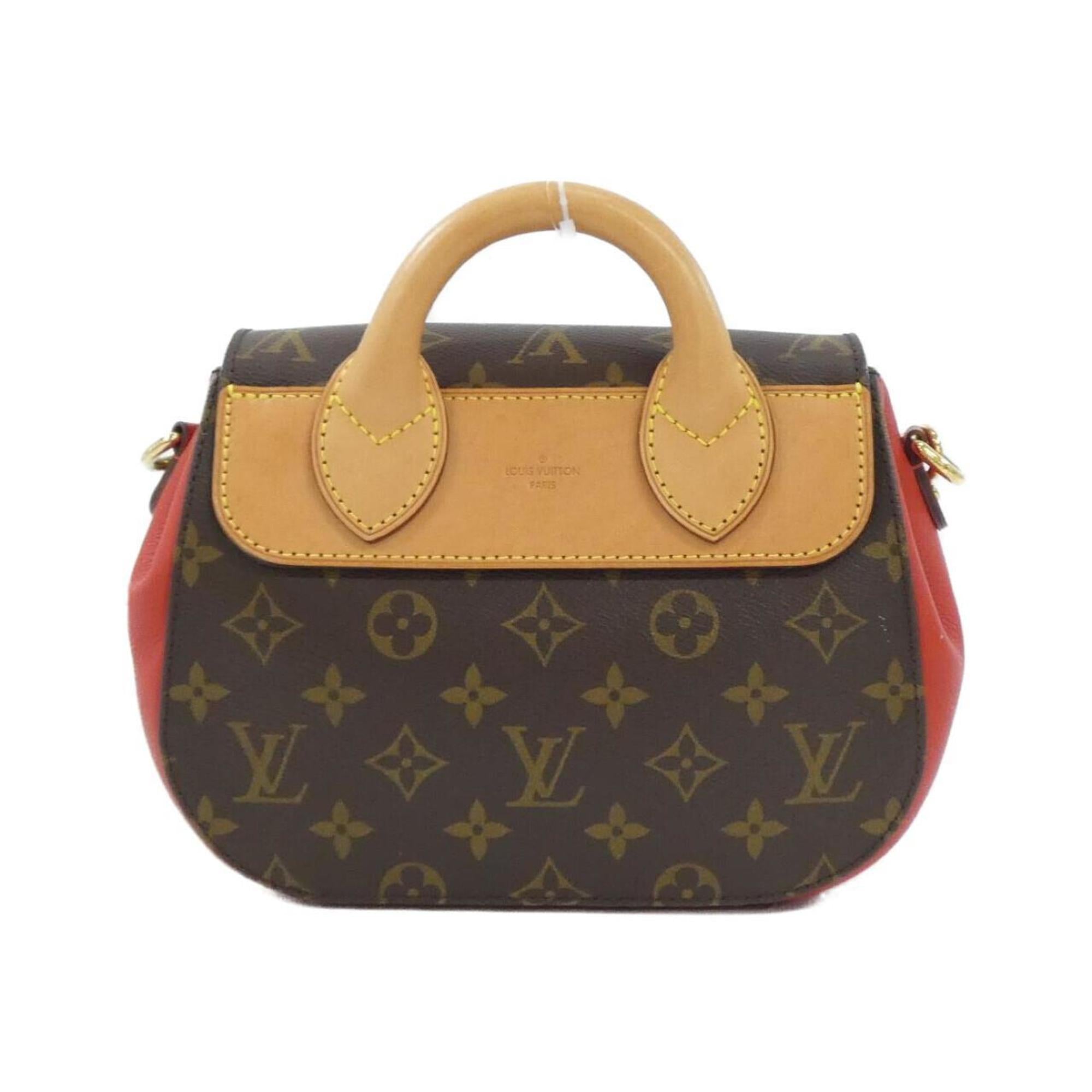 Louis Vuitton Marron Coated Canvas Handbag (Pre-Owned)