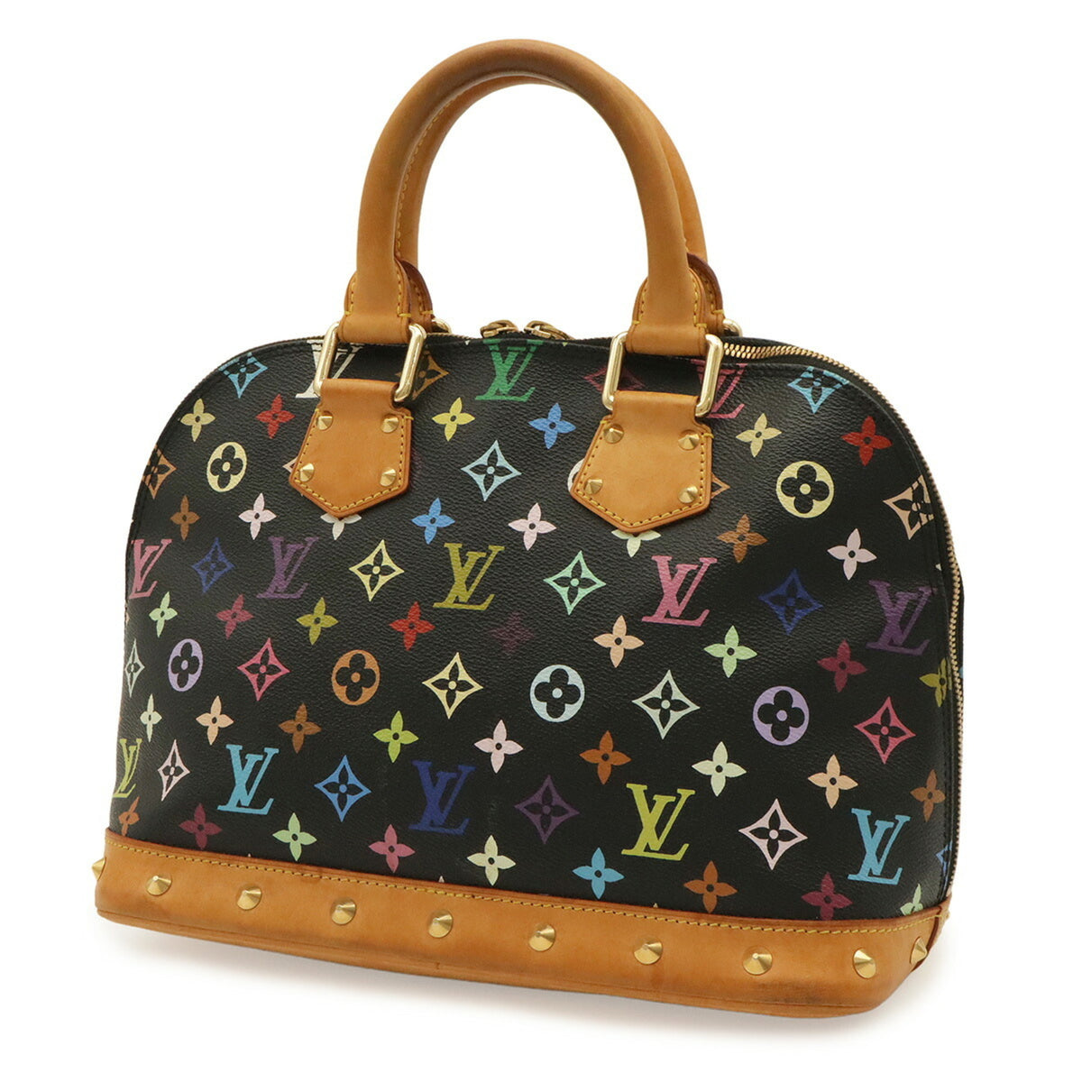 Louis Vuitton Noir Monogram Canvas Handbag (Pre-Owned)