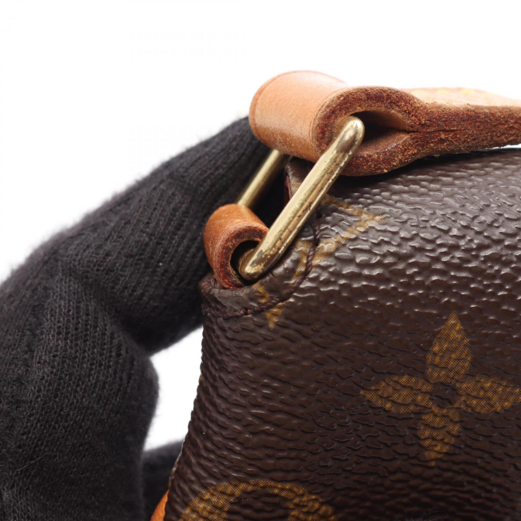 Louis Vuitton Brown Coated Canvas Monogram Pvc Leather Handbag Shoulder Bag (Pre-Owned)