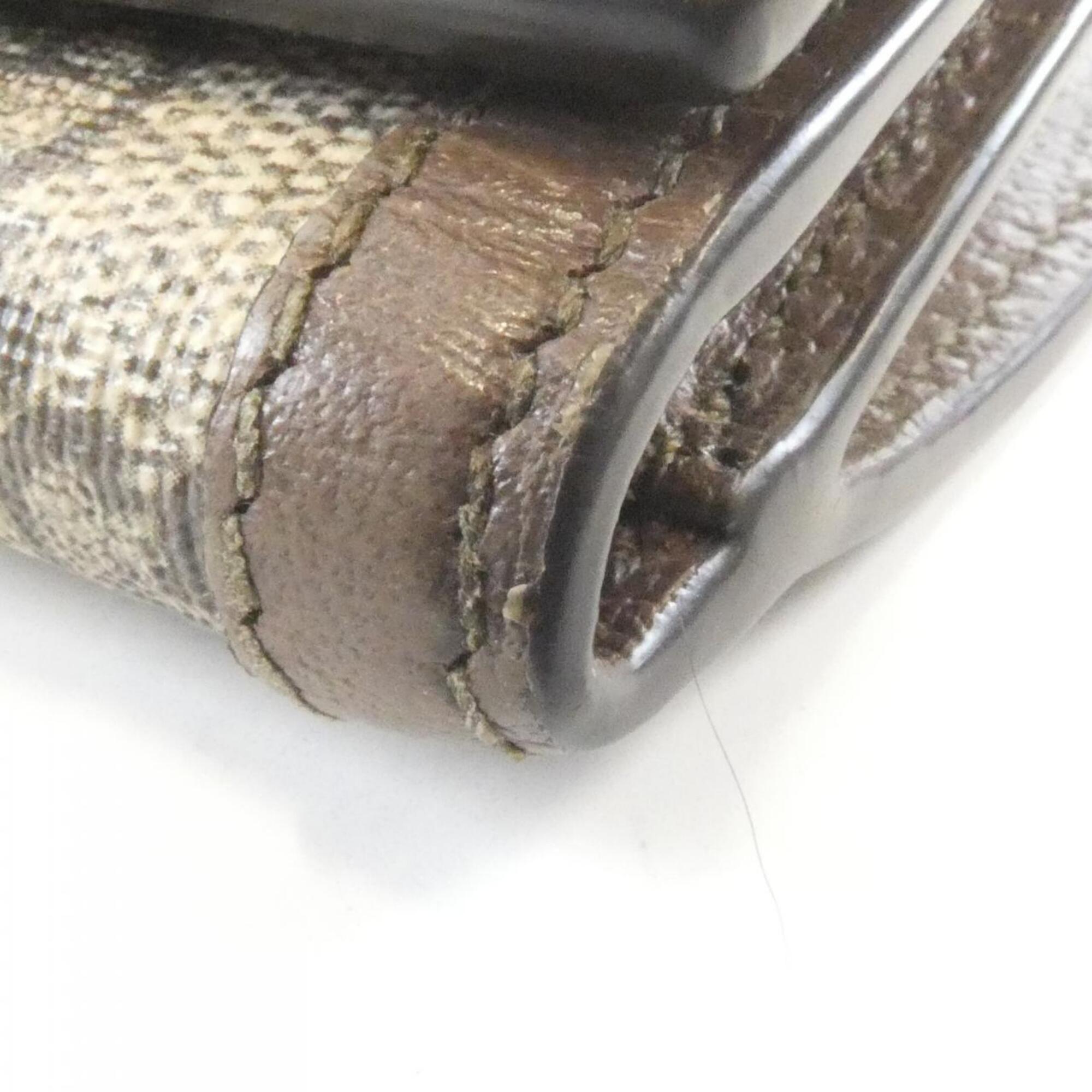 Gucci Beige Brown Gg Supreme Wallet (Tri-Fold) (Pre-Owned)