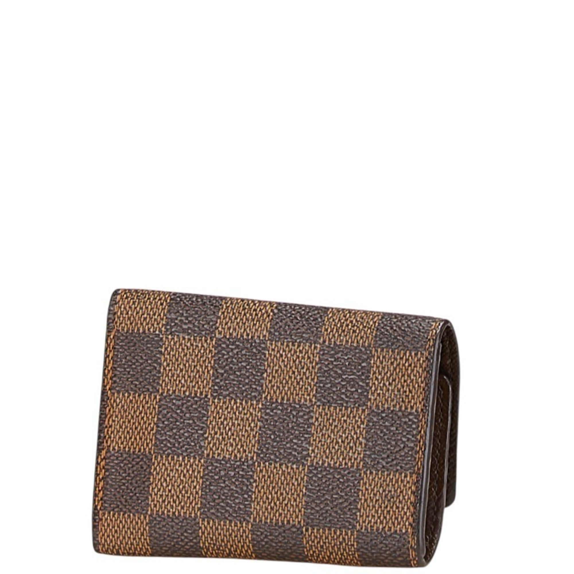 Louis Vuitton Damier Brown Damier Canvas Leather (Pre-Owned)