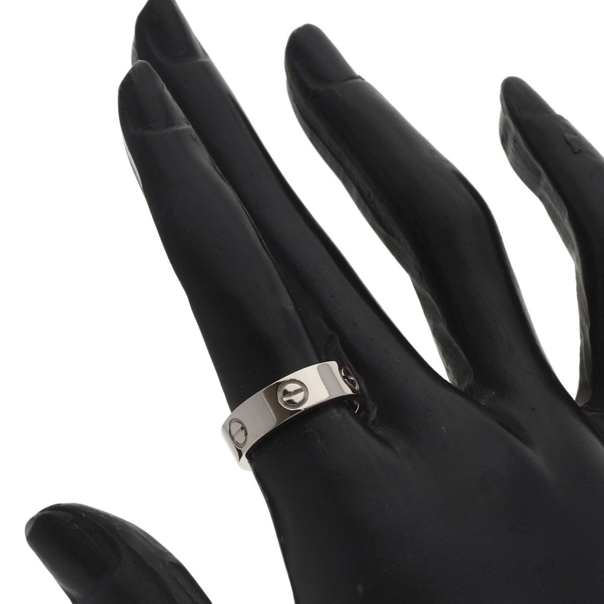 Cartier Love White Gold (18K) Band Ring (Pre-Owned)