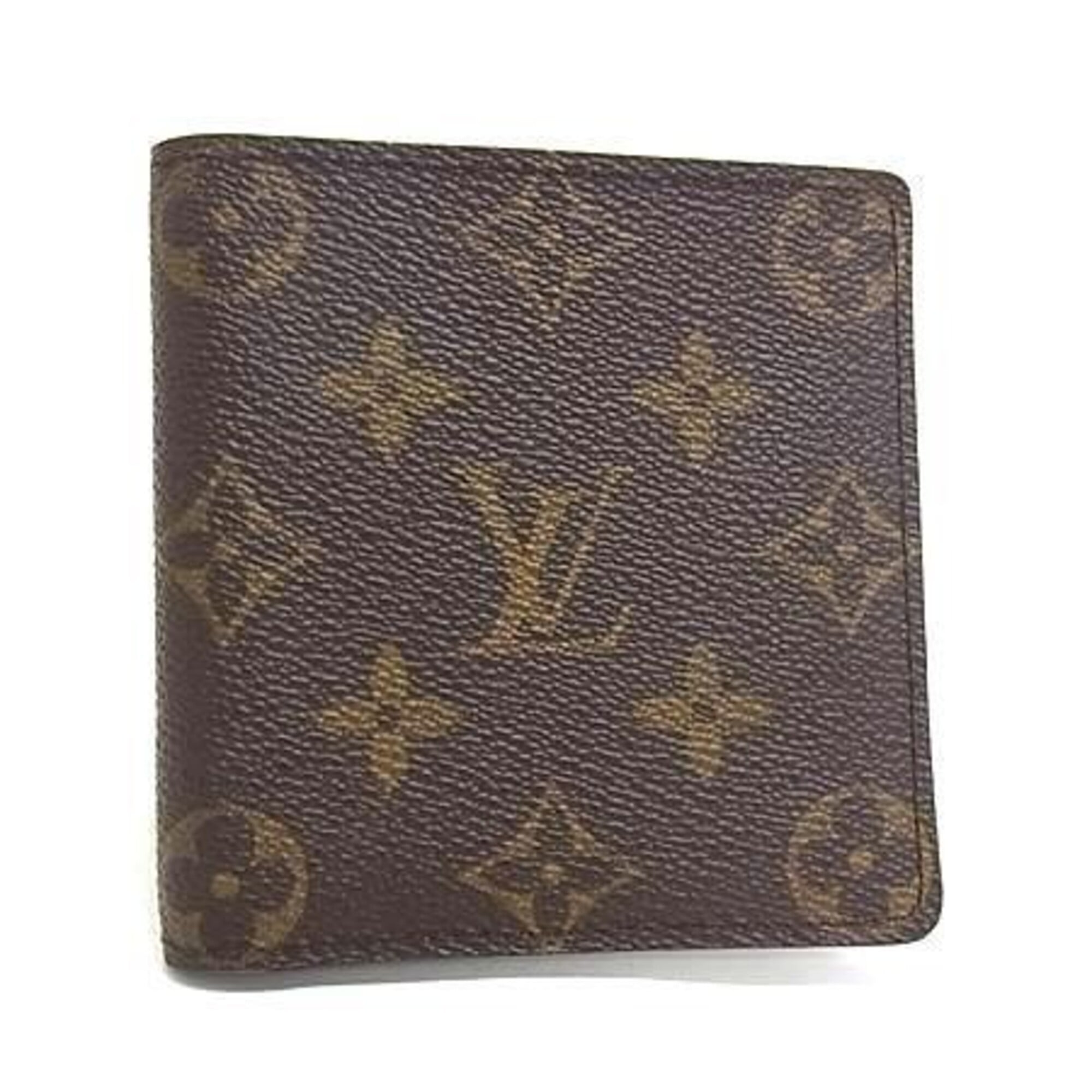 Louis Vuitton Monogram Brown Pvc Leather Wallet (Bi-Fold) (Pre-Owned)