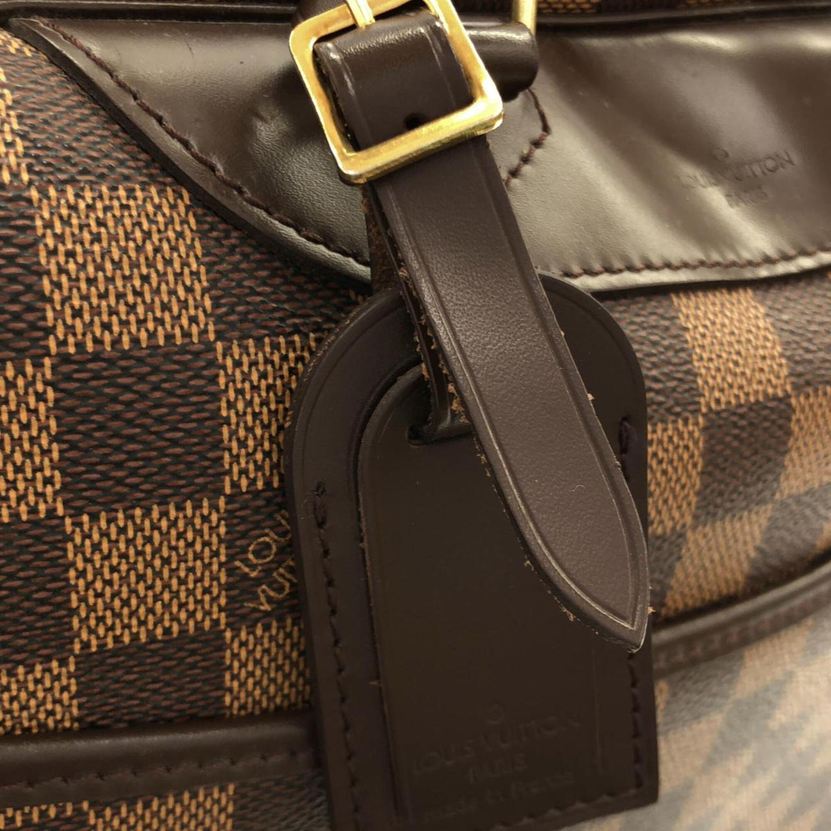 Louis Vuitton Brown Coated Canvas Handbag (Pre-Owned)