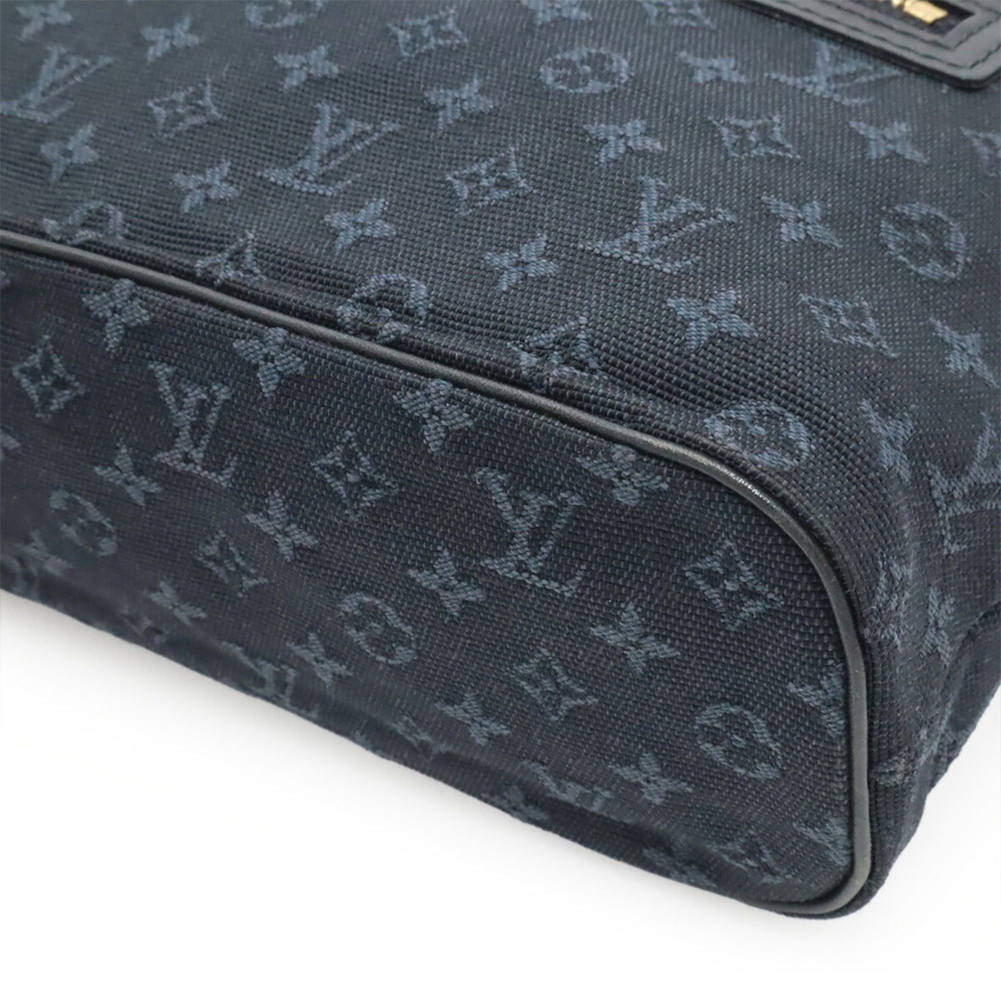 Louis Vuitton Tst Blue Canvas Leather Handbag (Pre-Owned)