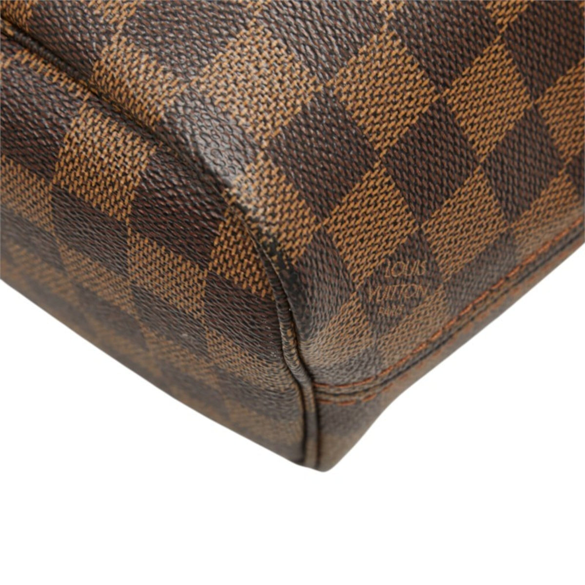 Louis Vuitton Damier Brown Cerise Red Color Pvc Leather Shoulder Bag Tote Bag (Pre-Owned)