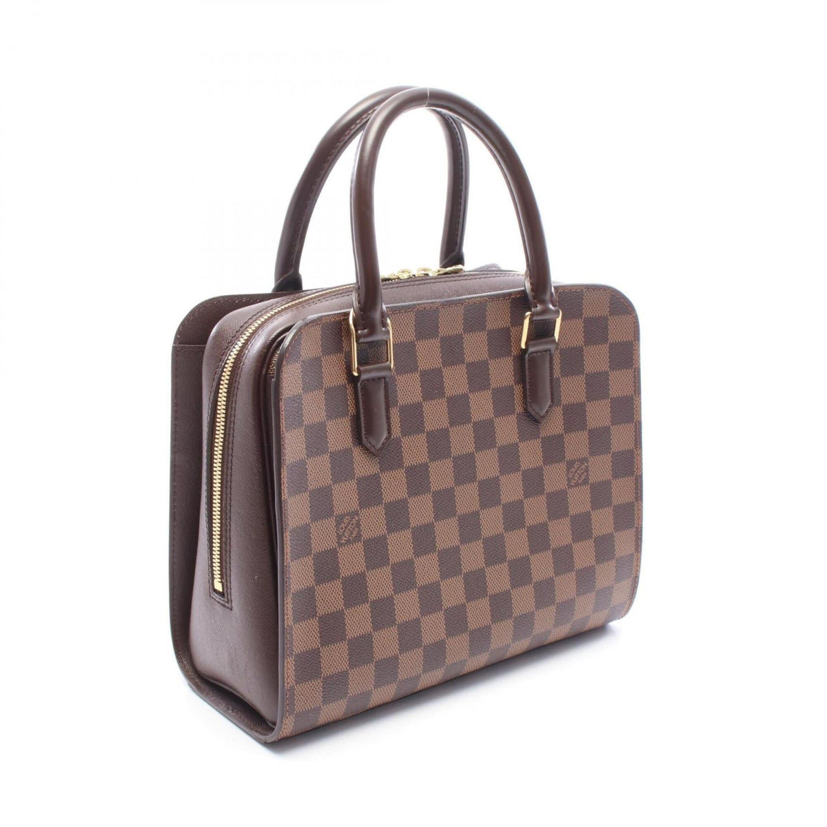 Louis Vuitton Brown Damier Canvas Coated Canvas Handbag (Pre-Owned)