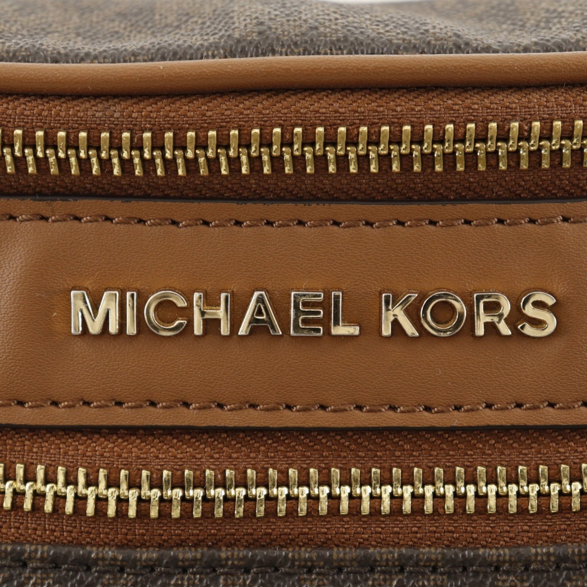 Michael Kors Brown Pvc Sling Bag (Pre-Owned)