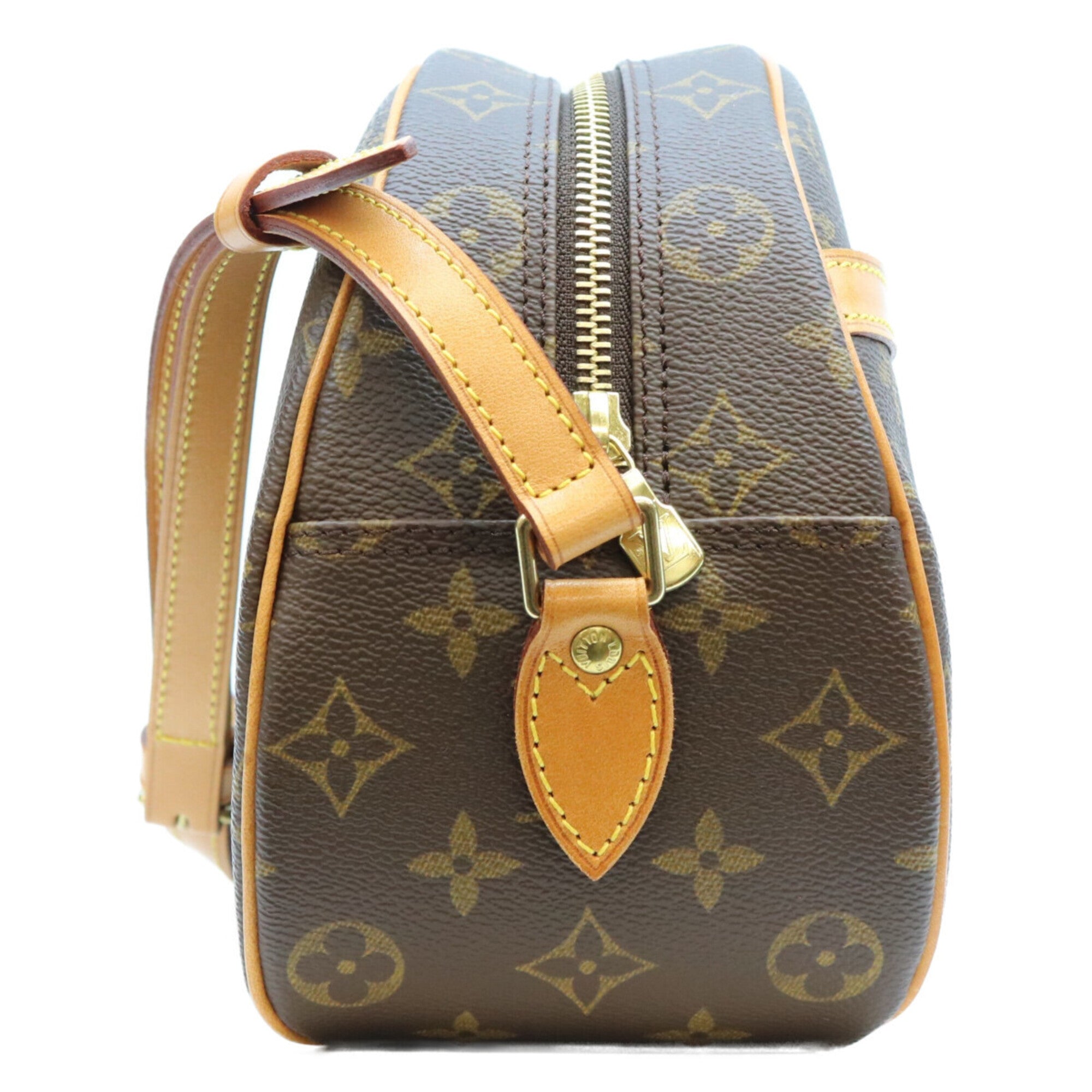 Louis Vuitton Brown Monogram Shoulder Bag (Pre-Owned)