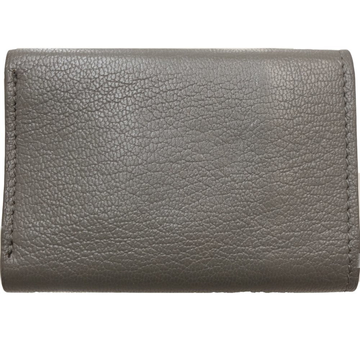 Balenciaga Gray Leather Wallet (Tri-Fold) (Pre-Owned)