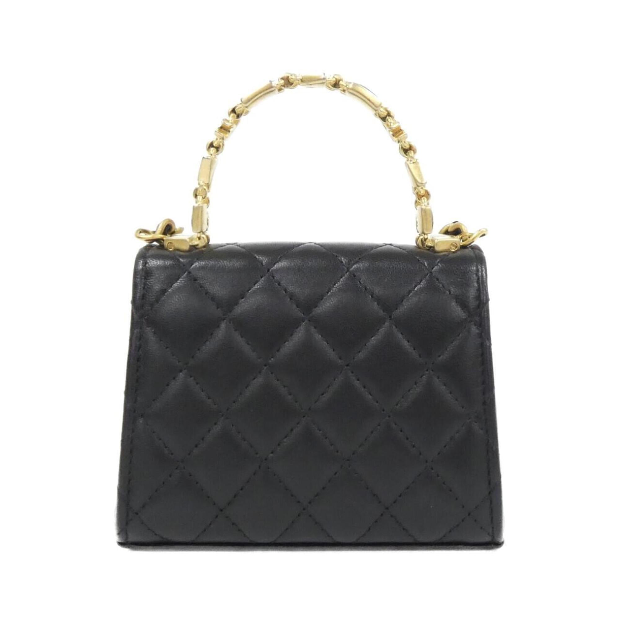 Chanel Black Leather Shoulder Bag (Pre-Owned)
