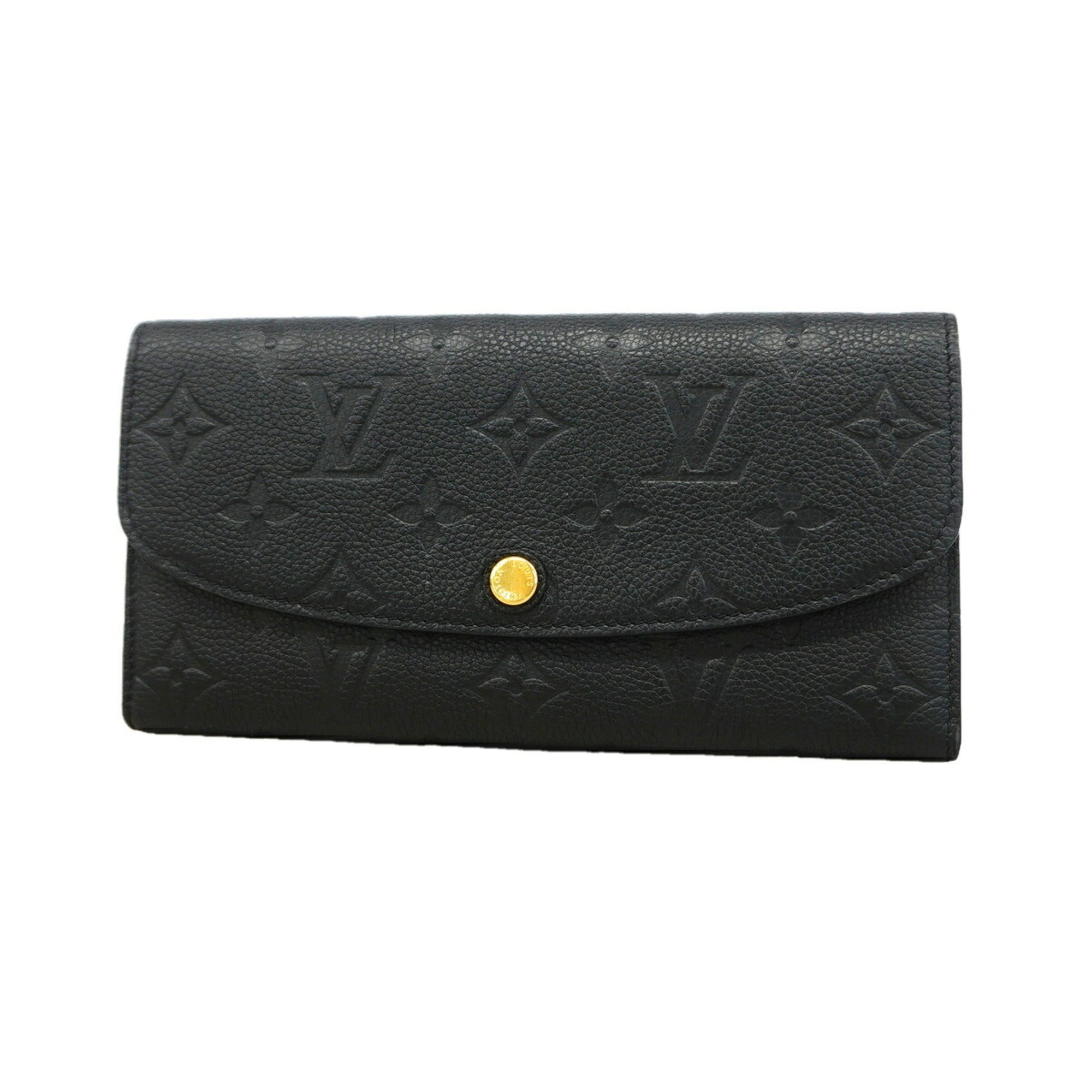 Louis Vuitton Noir Long Wallet (Bi-Fold) (Pre-Owned)