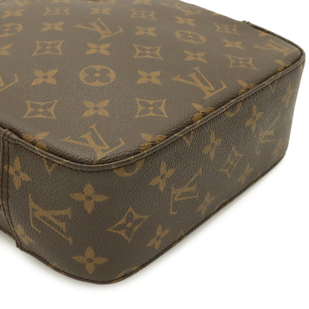 Louis Vuitton Brown Monogram Canvas Pvc Coated Canvas Handbag Shoulder Bag (Pre-Owned)