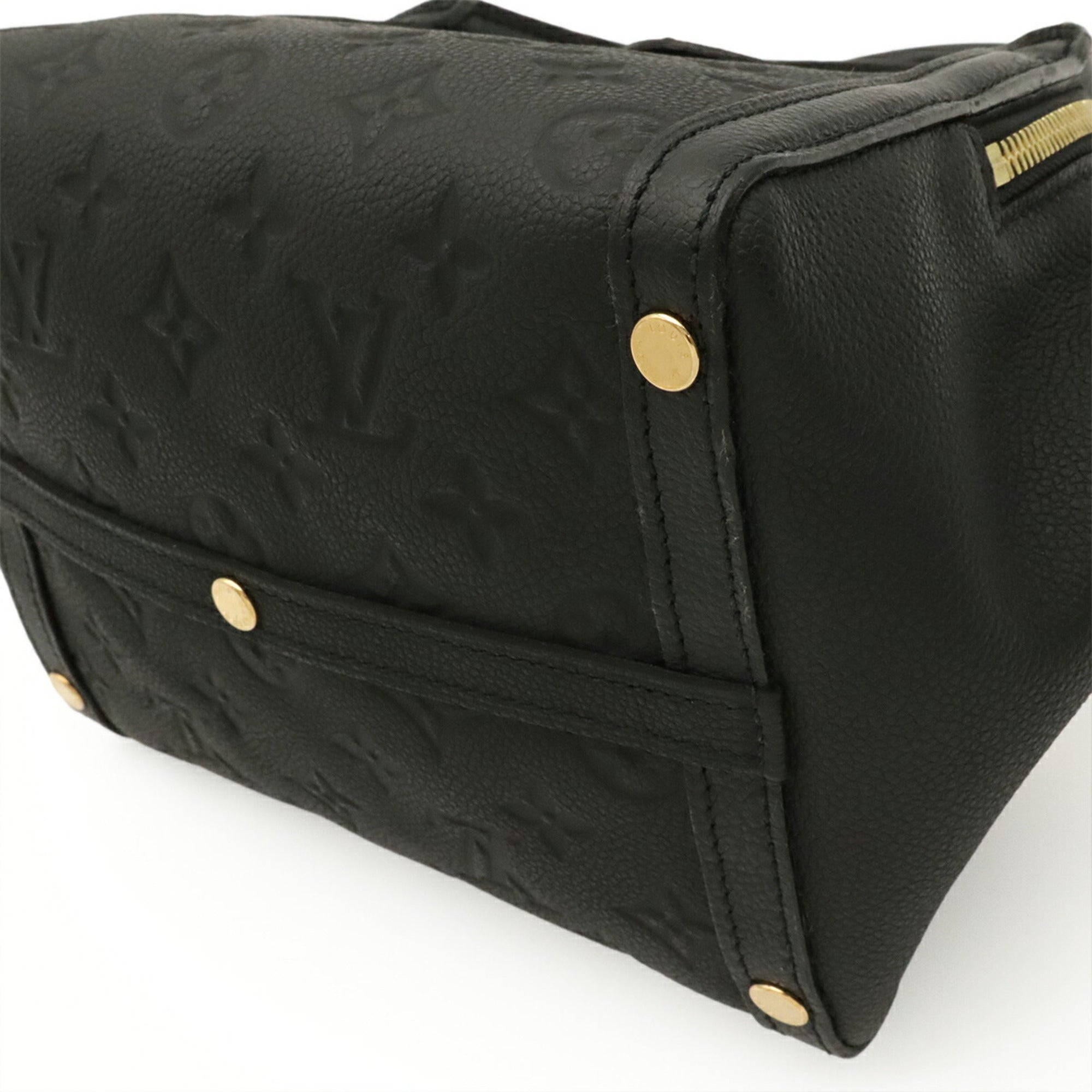 Louis Vuitton Noir Monogram Empreinte Leather Handbag (Pre-Owned)