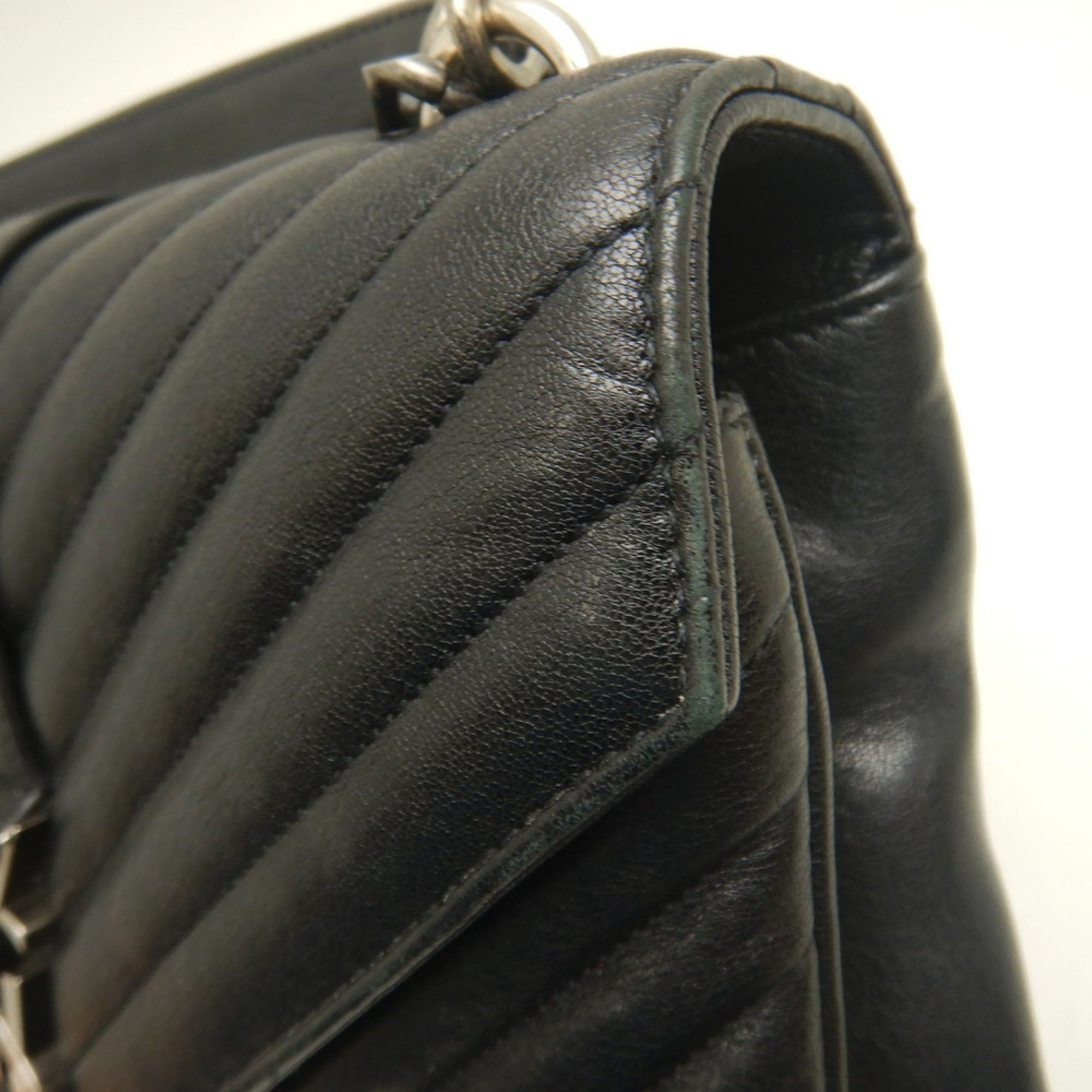 Yves Saint Laurent Black Leather Handbag School Bag (Pre-Owned)