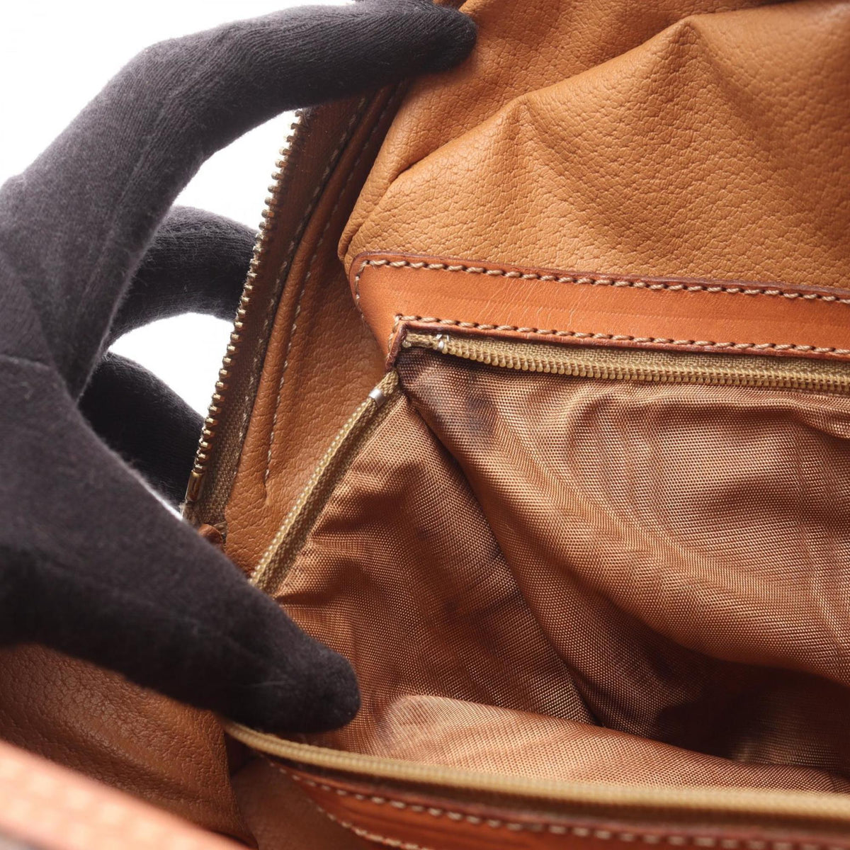 Celine Brown Coated Canvas Leather Handbag (Pre-Owned)