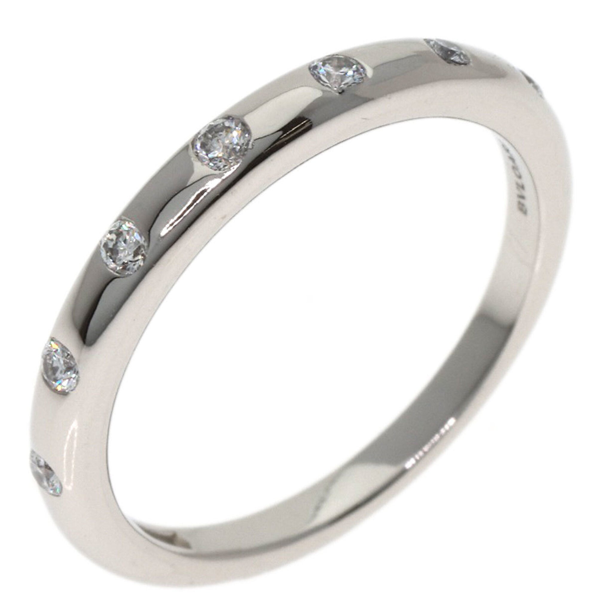 Bvlgari Platinum Platinum 950 Band Ring (Pre-Owned)