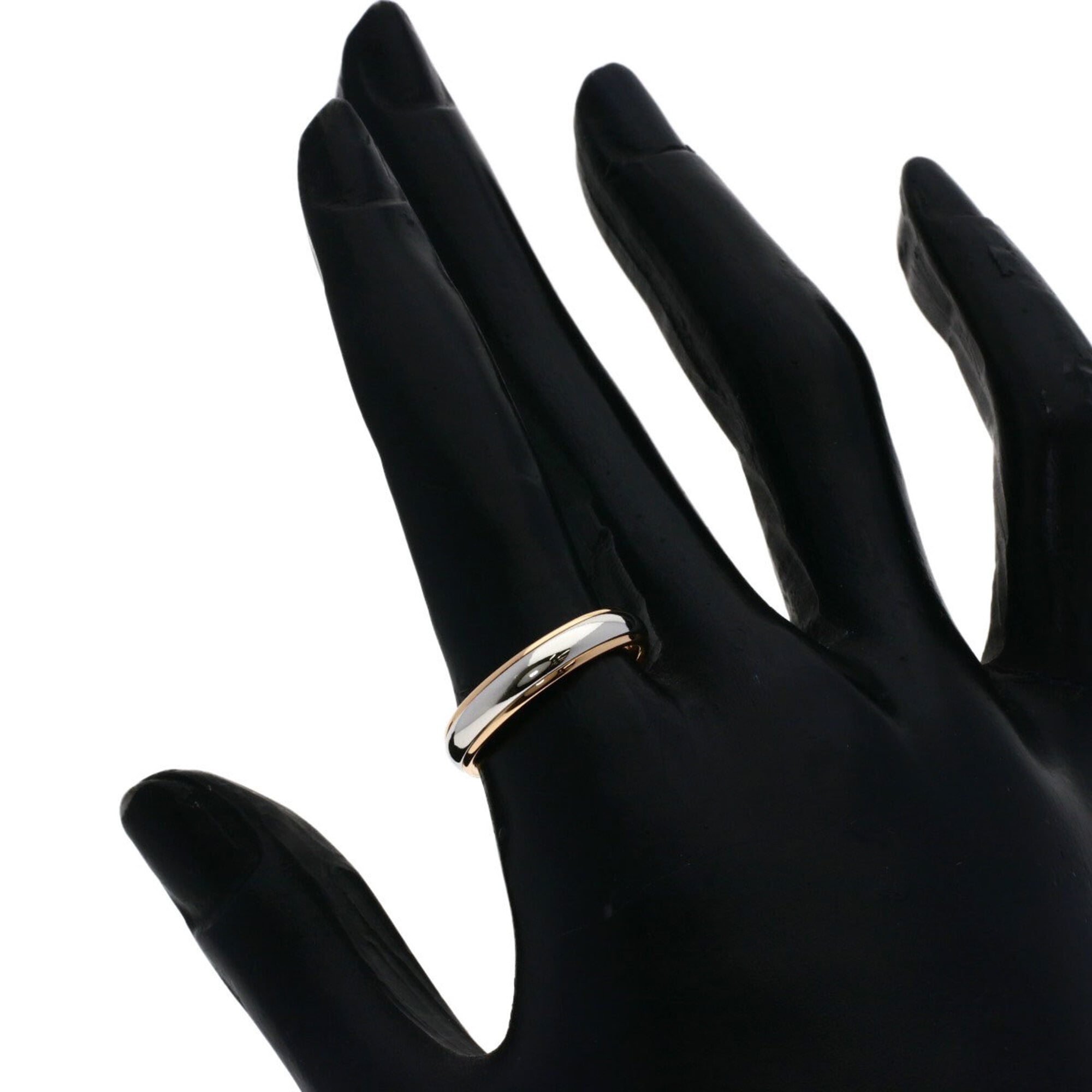 Tiffany Pink Gold (18K) Platinum 950 Band Ring (Pre-Owned)