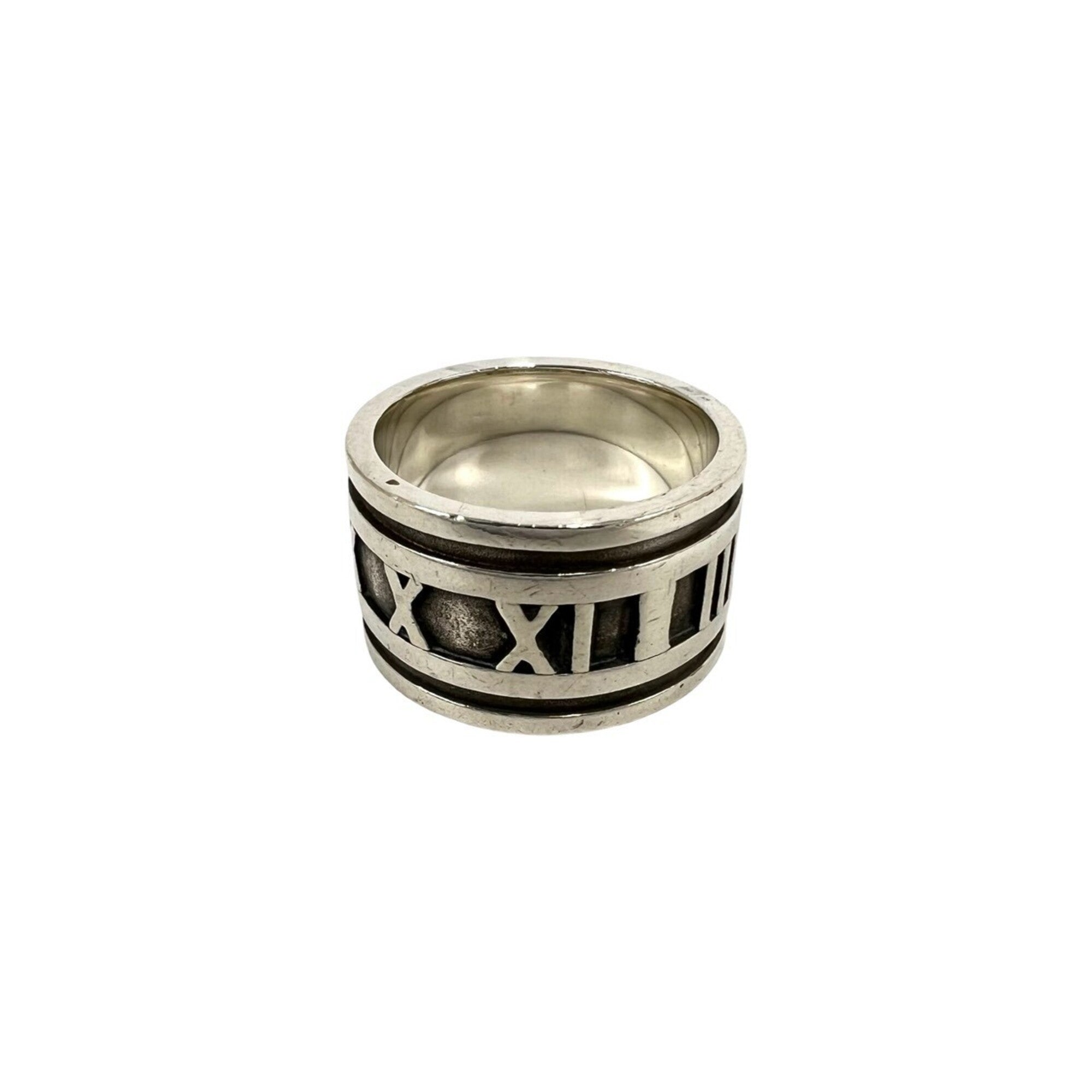Tiffany Silver Silver 925 Band Ring (Pre-Owned)