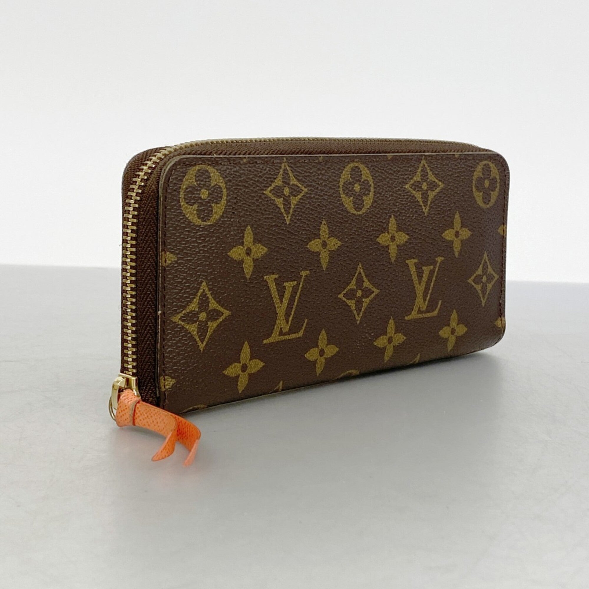 Louis Vuitton Brown Poppy Petal Long Wallet (Bi-Fold) (Pre-Owned)